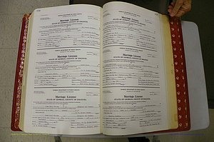 Emanuel Co, GA, Marriages Book M, 1962 - 1974, P 556-557.JPG