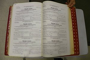 Emanuel Co, GA, Marriages Book M, 1962 - 1974, P 574-575.JPG