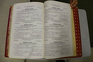 Emanuel Co, GA, Marriages Book M, 1962 - 1974, P 586-587.JPG