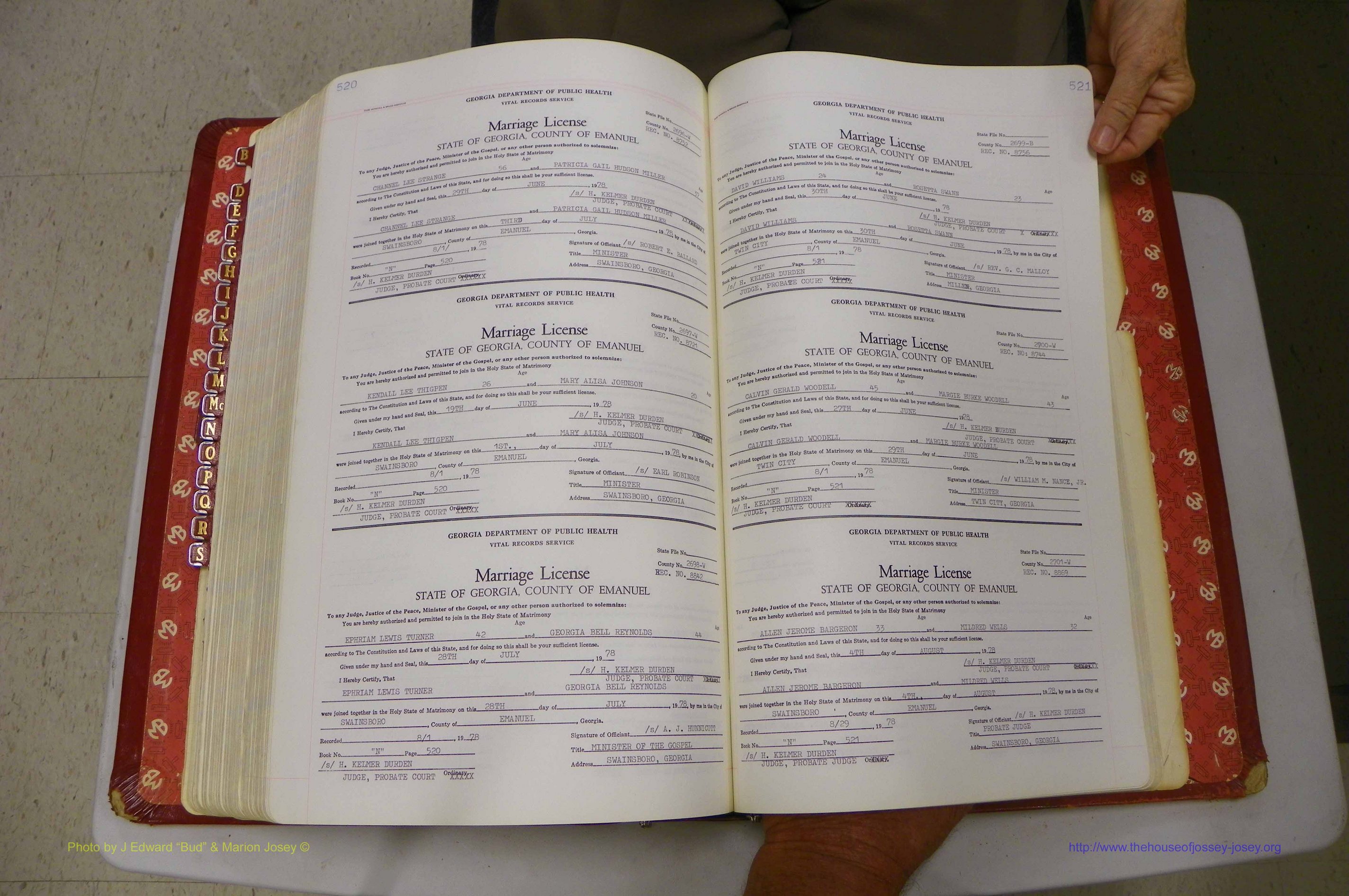 Emanuel Co, GA, Marriages Book N, 1971 - 1979, P 520-5212.JPG