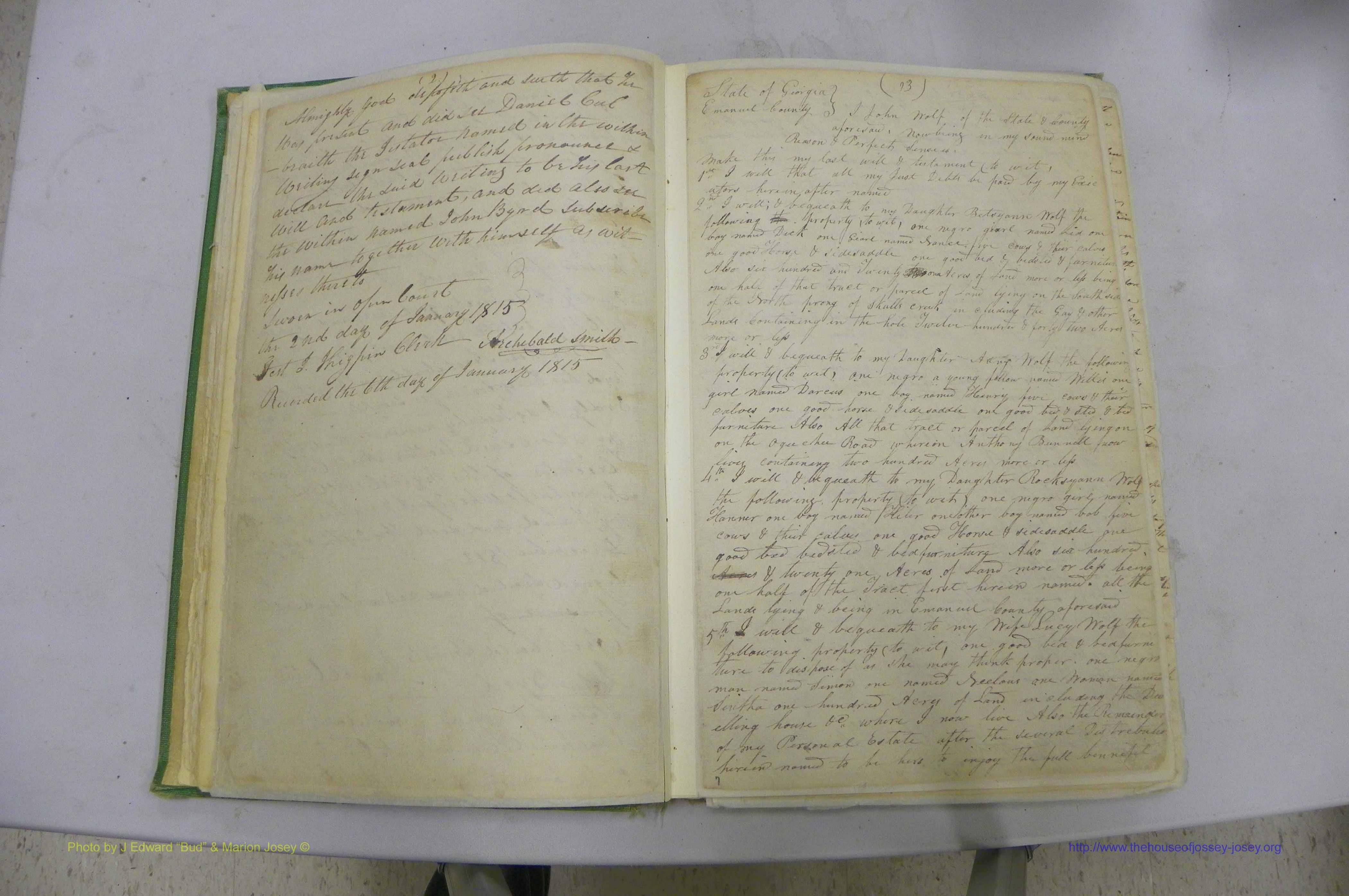 Emanuel Co, GA, Will Book A, 1815 - 1861, P 002-003.JPG