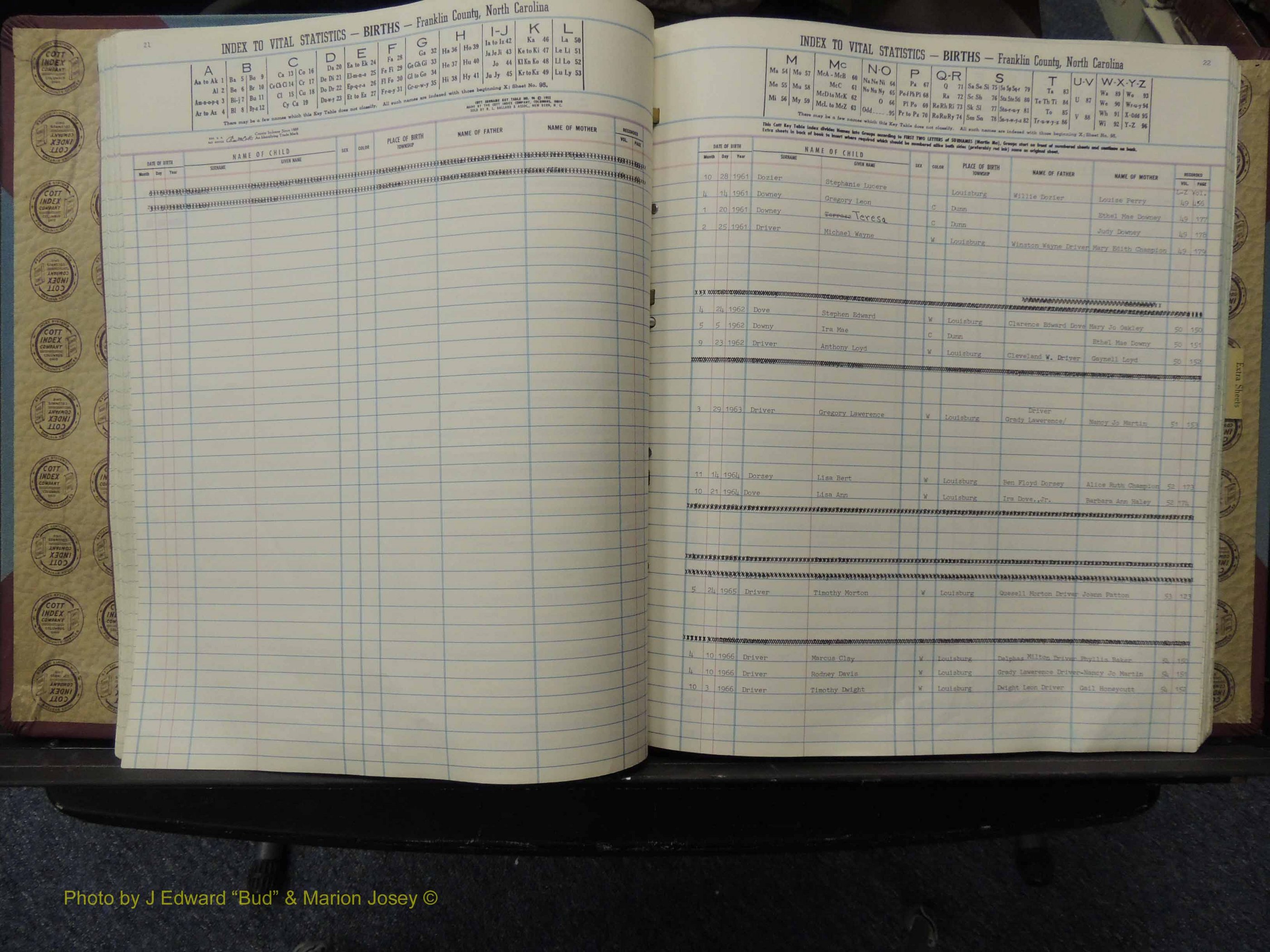 Franklin Co, NC, Births, A-Z, 1961-1981 (151).JPG