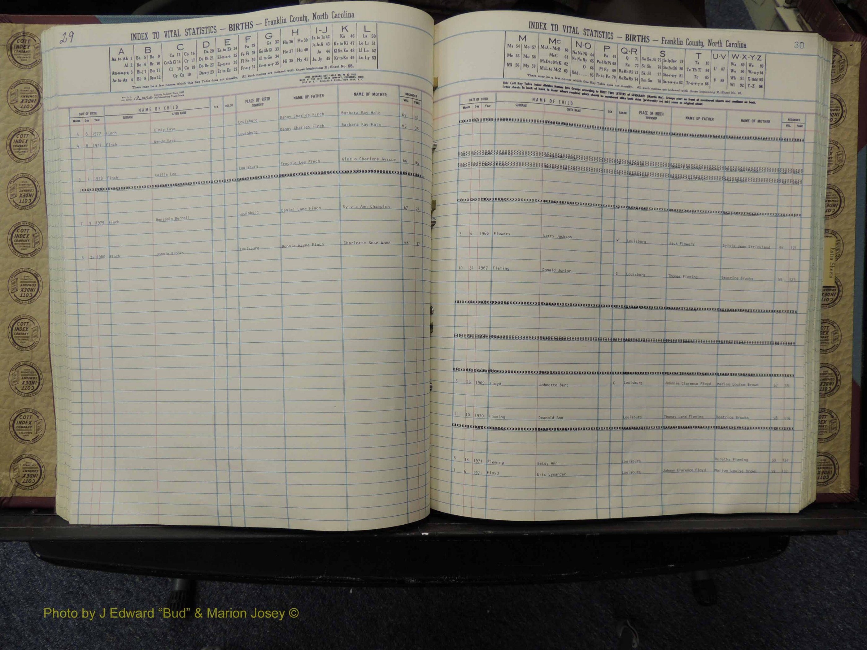 Franklin Co, NC, Births, A-Z, 1961-1981 (164).JPG