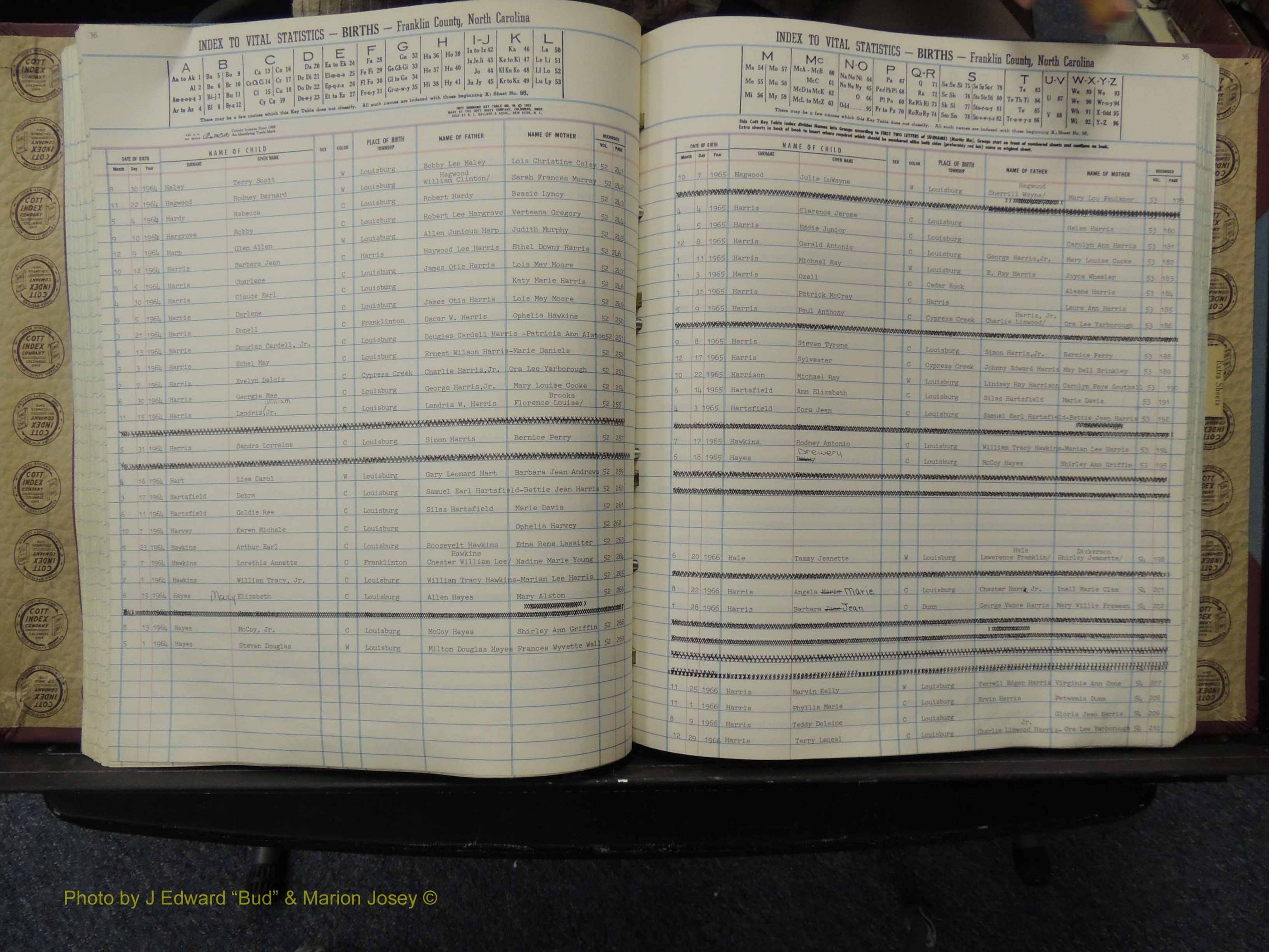 Franklin Co, NC, Births, A-Z, 1961-1981 (179).JPG