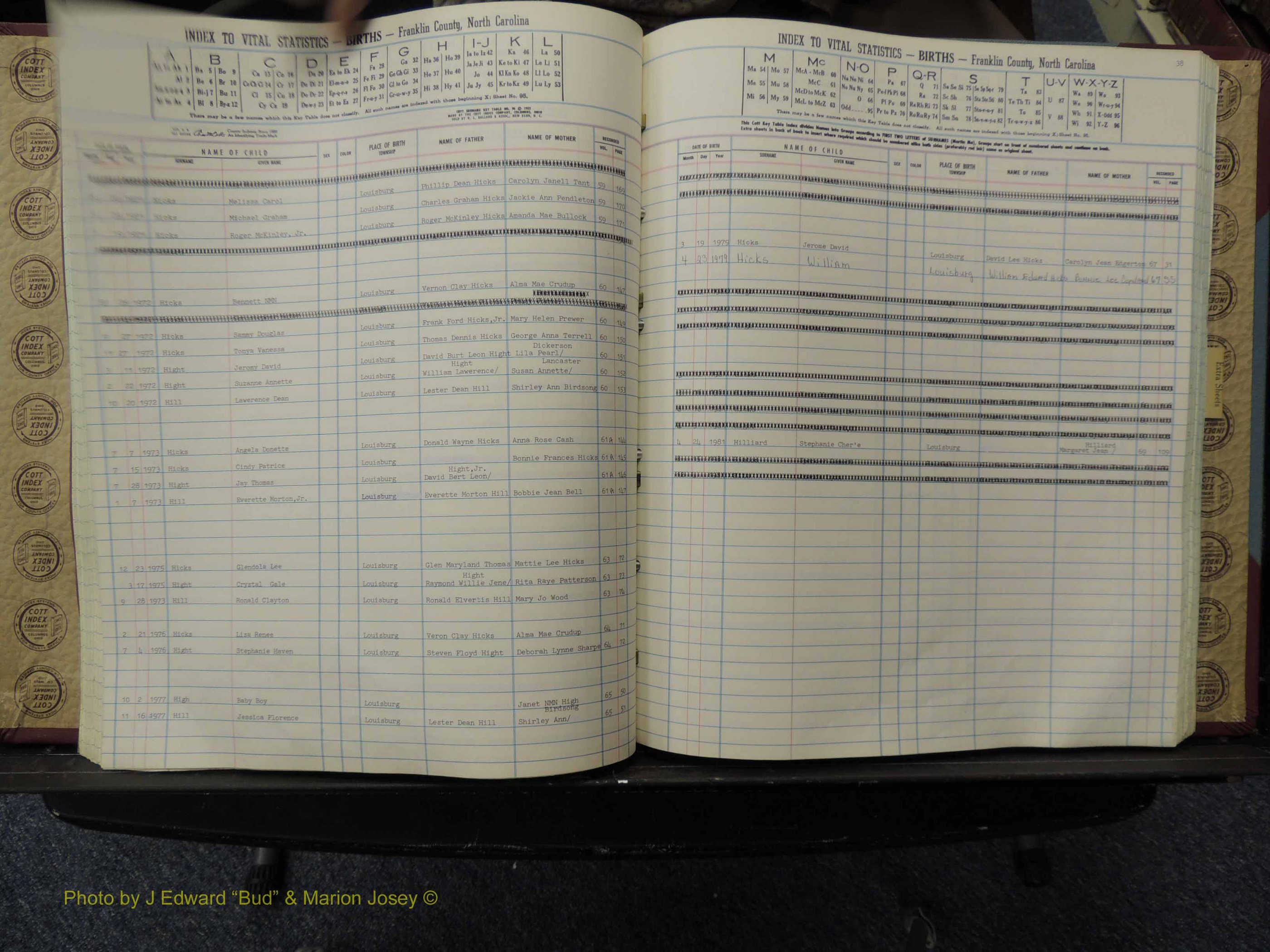 Franklin Co, NC, Births, A-Z, 1961-1981 (186).JPG