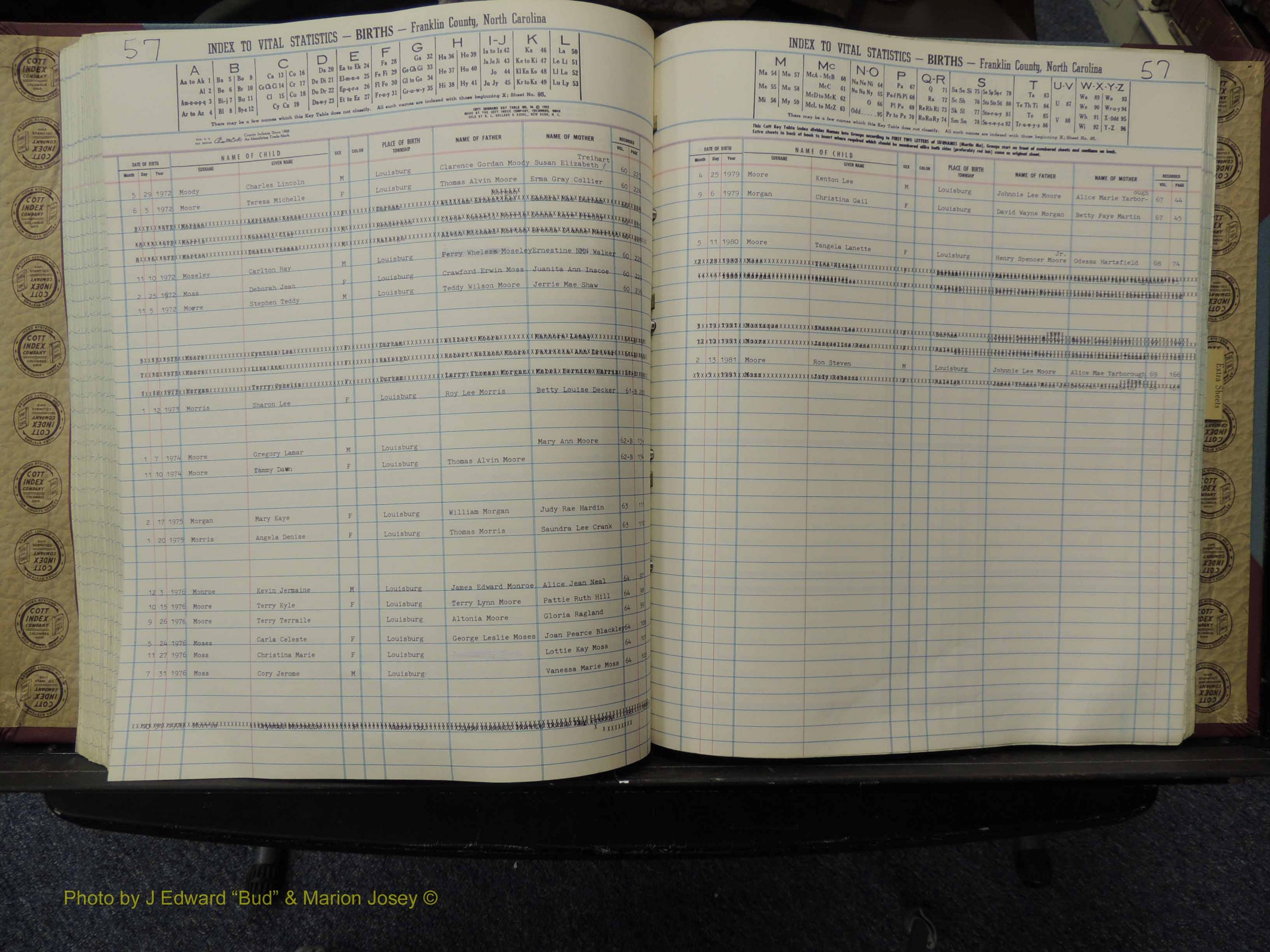 Franklin Co, NC, Births, A-Z, 1961-1981 (226).JPG