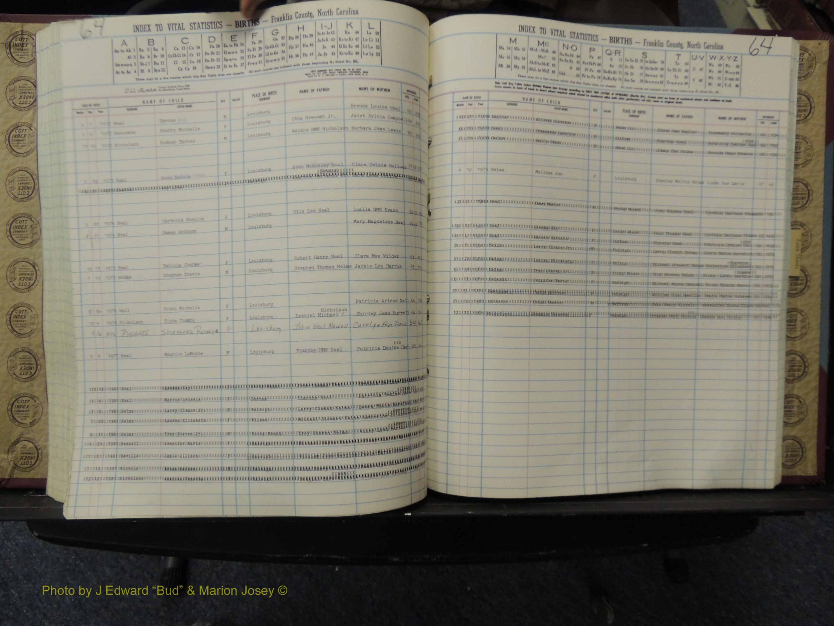 Franklin Co, NC, Births, A-Z, 1961-1981 (237).JPG