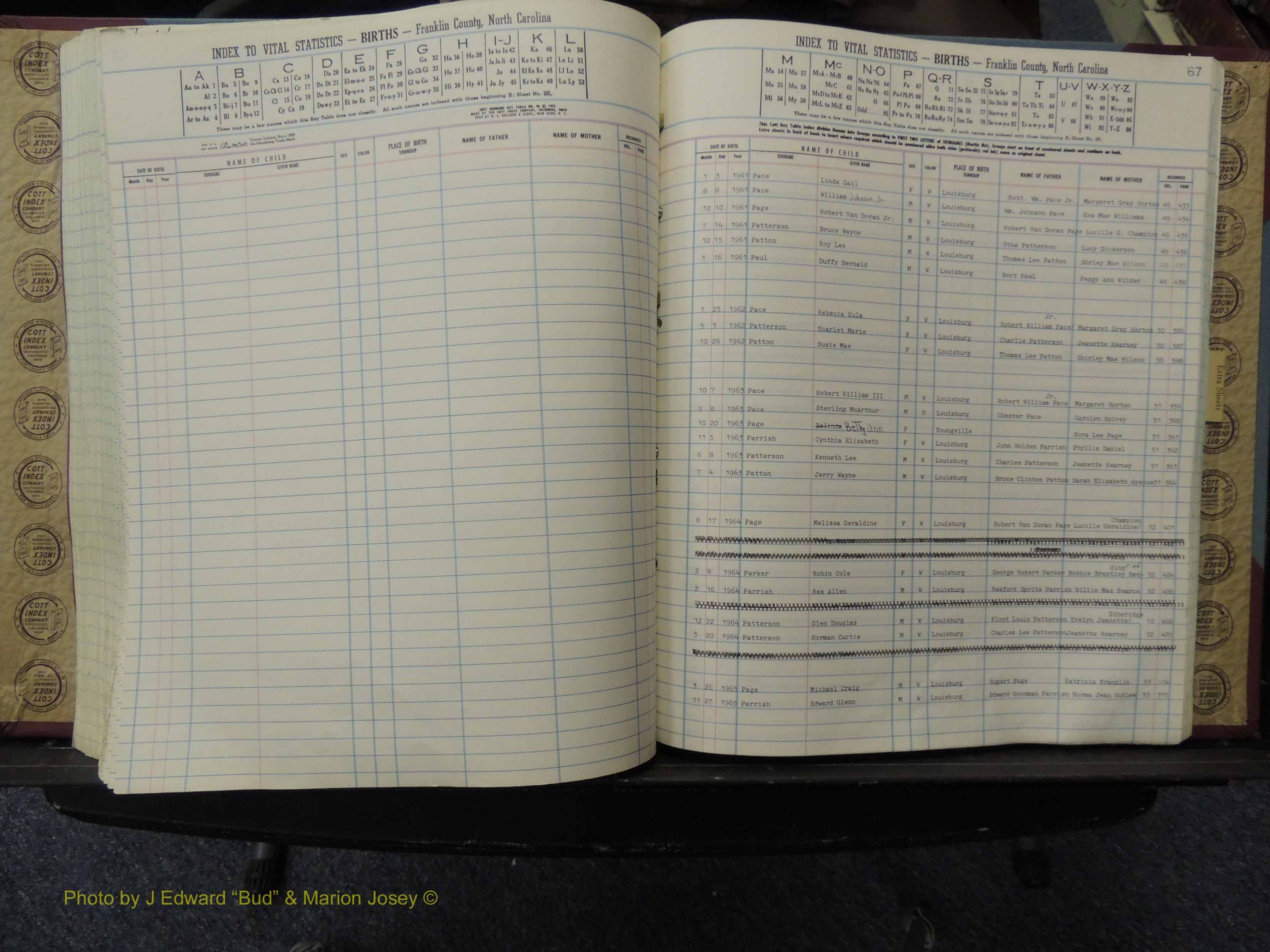 Franklin Co, NC, Births, A-Z, 1961-1981 (241).JPG