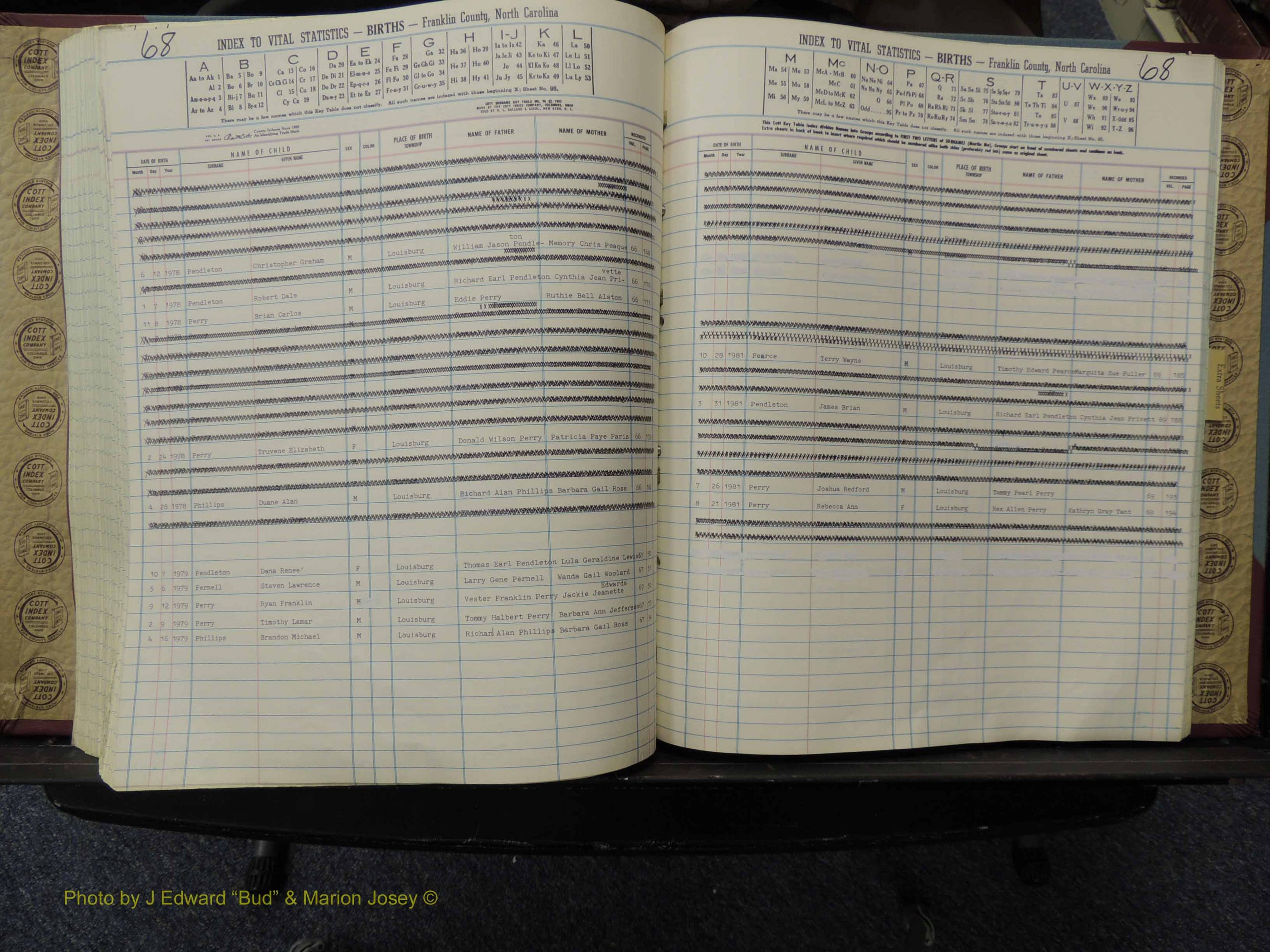 Franklin Co, NC, Births, A-Z, 1961-1981 (250).JPG