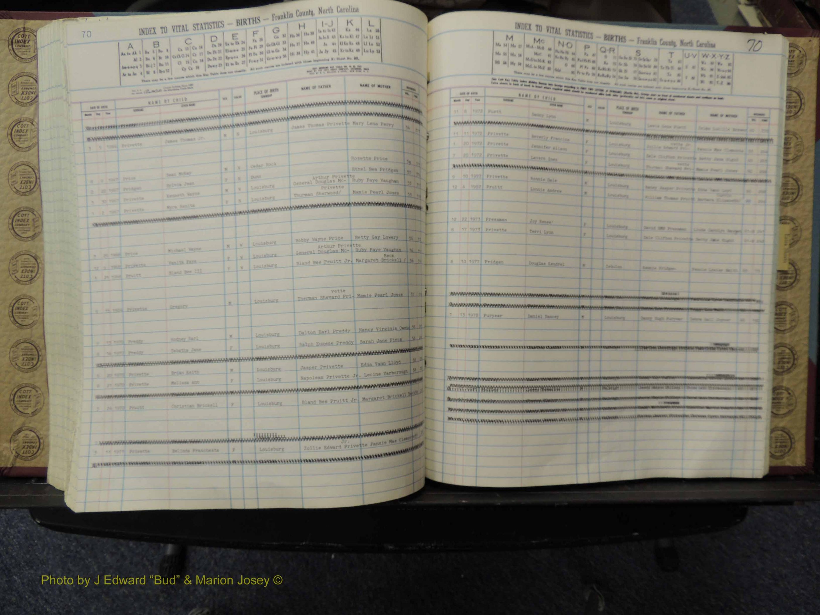 Franklin Co, NC, Births, A-Z, 1961-1981 (253).JPG