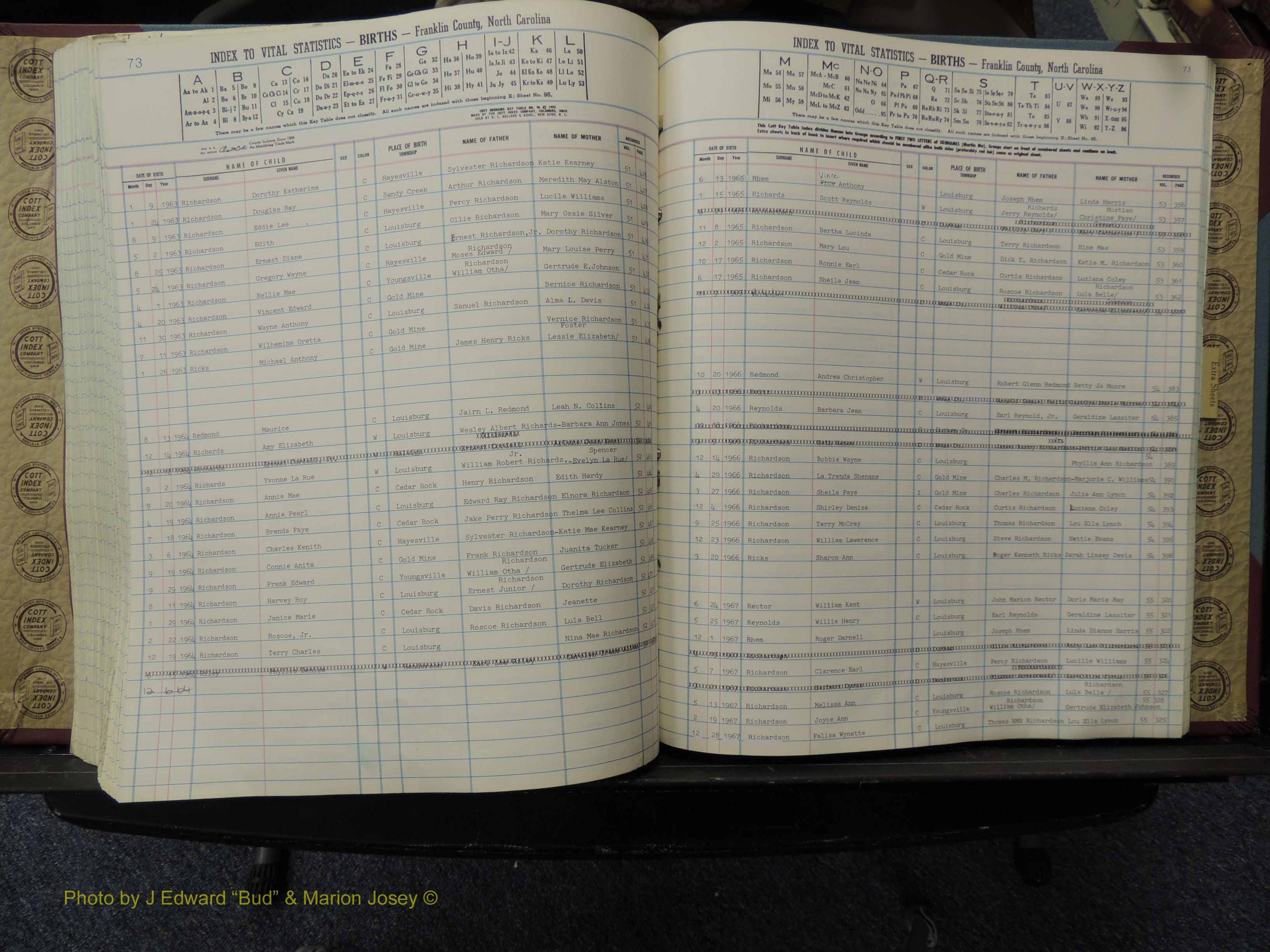 Franklin Co, NC, Births, A-Z, 1961-1981 (258).JPG