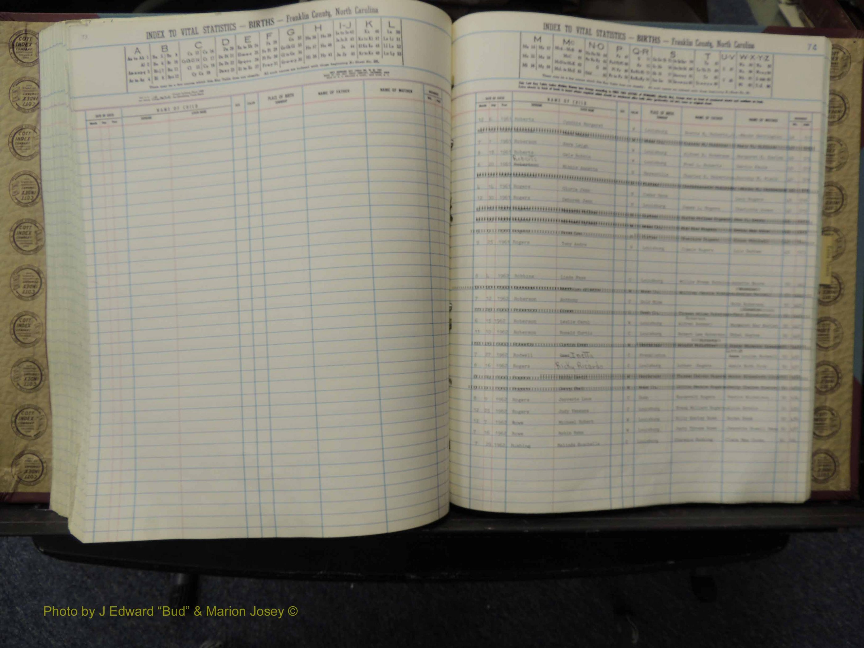Franklin Co, NC, Births, A-Z, 1961-1981 (261).JPG