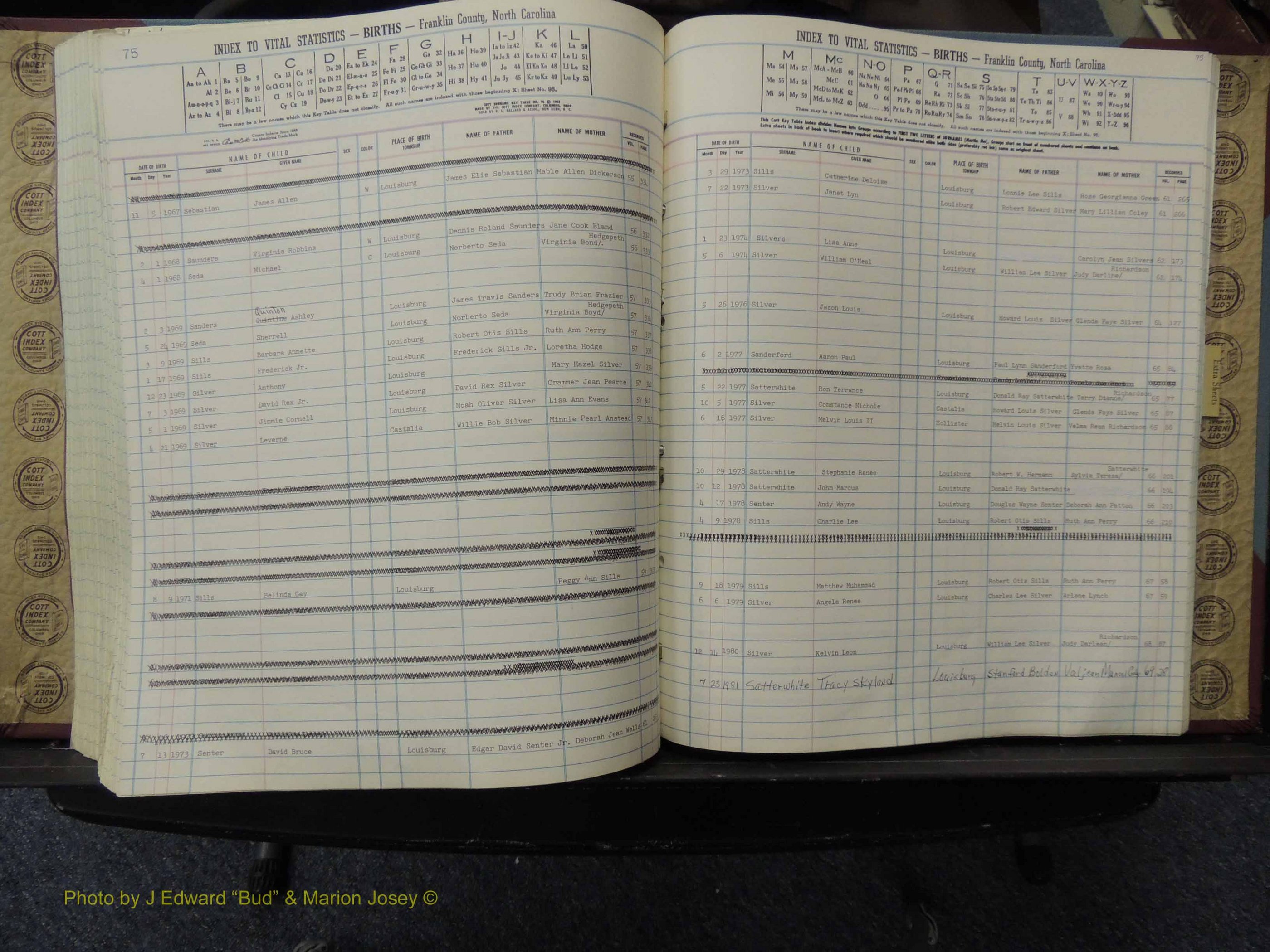 Franklin Co, NC, Births, A-Z, 1961-1981 (265).JPG