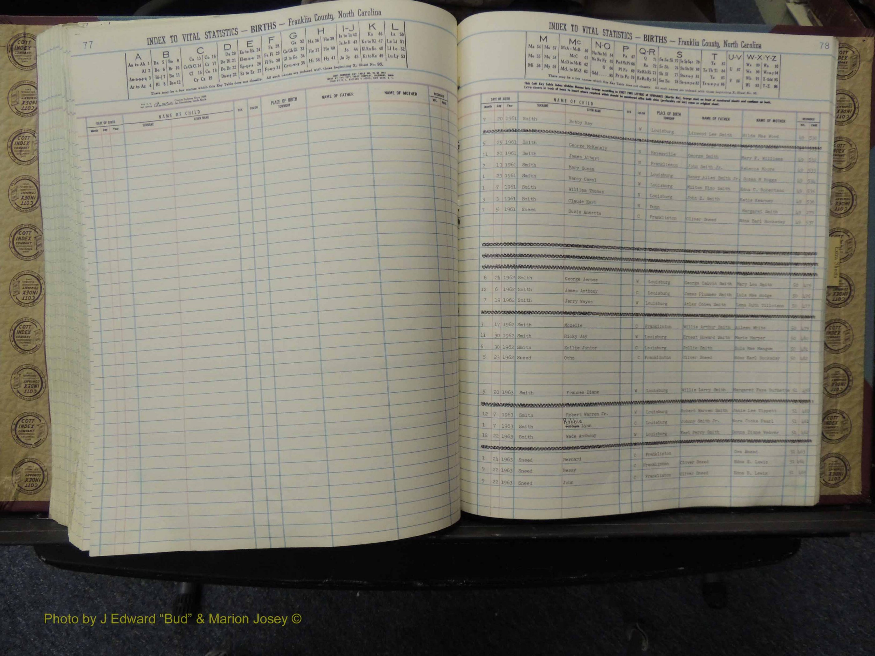 Franklin Co, NC, Births, A-Z, 1961-1981 (269).JPG