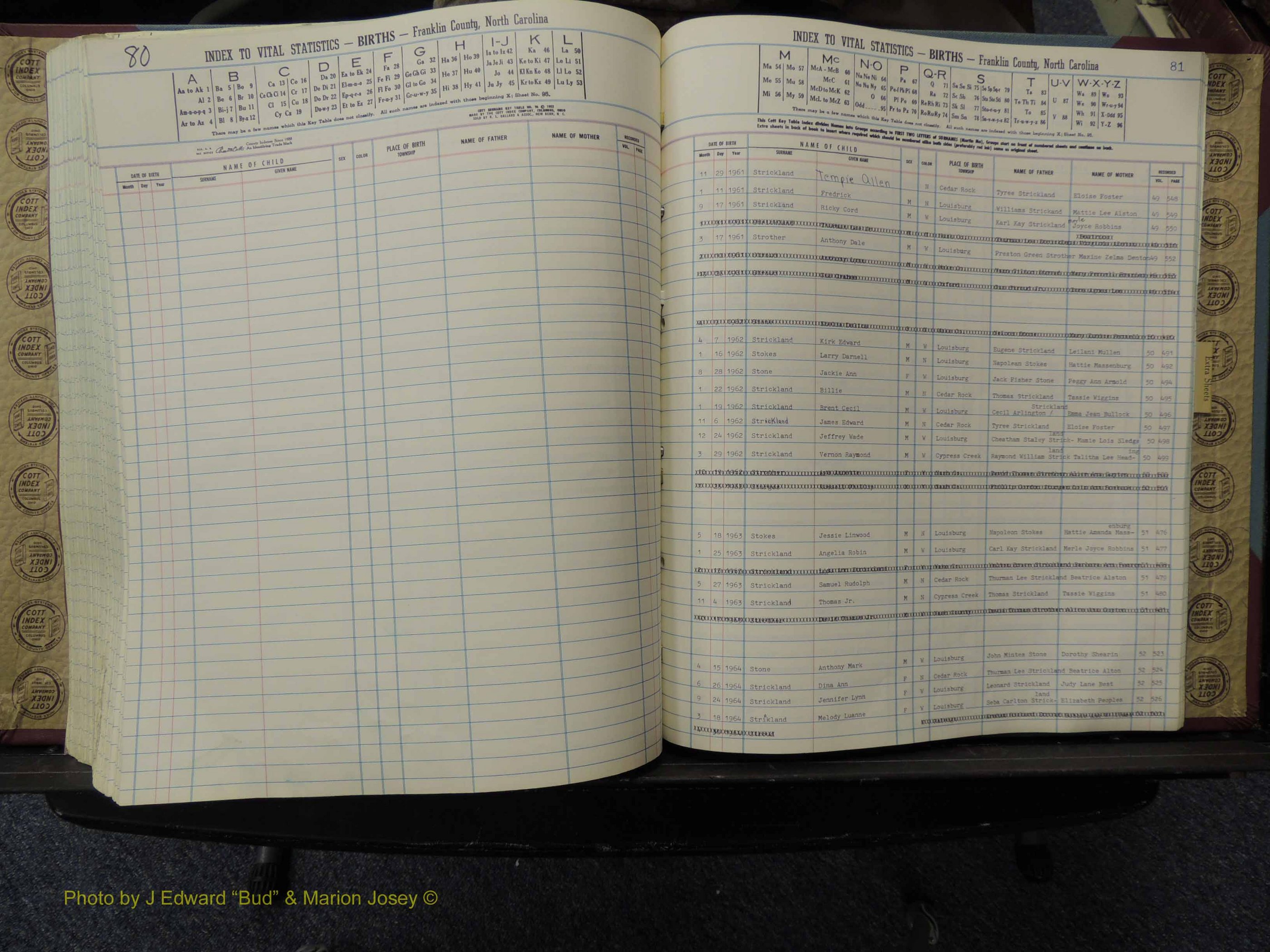 Franklin Co, NC, Births, A-Z, 1961-1981 (276).JPG