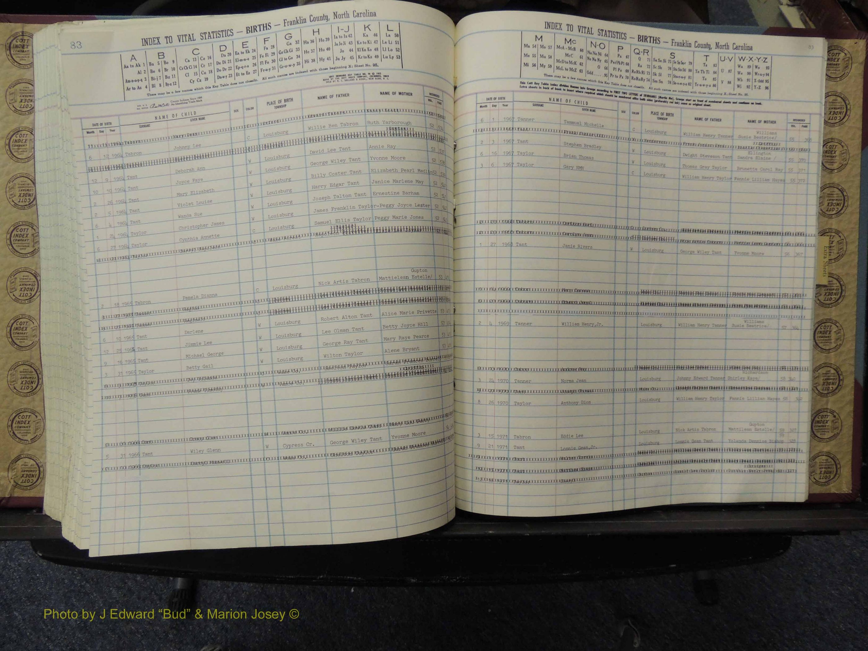Franklin Co, NC, Births, A-Z, 1961-1981 (281).JPG