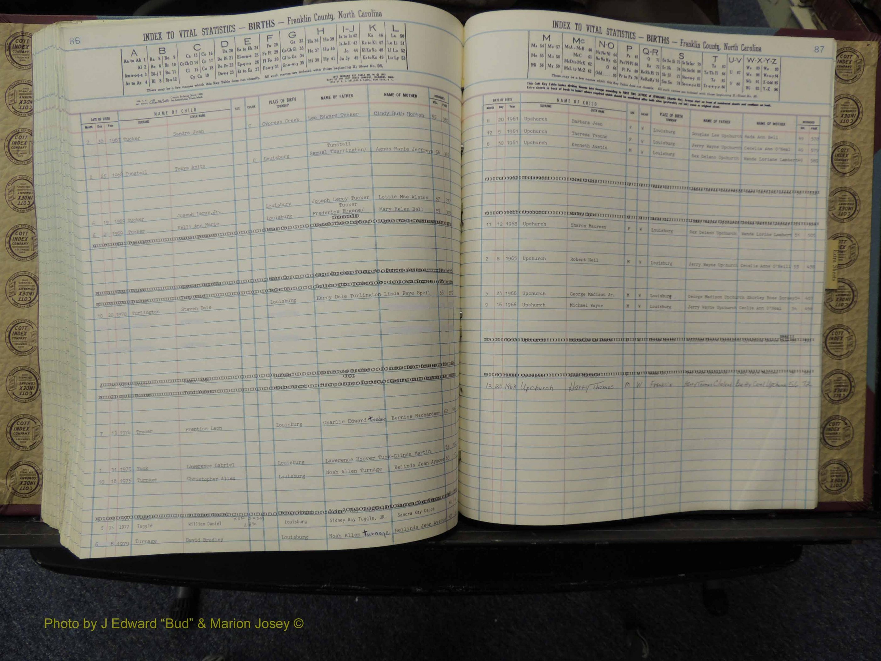 Franklin Co, NC, Births, A-Z, 1961-1981 (289).JPG