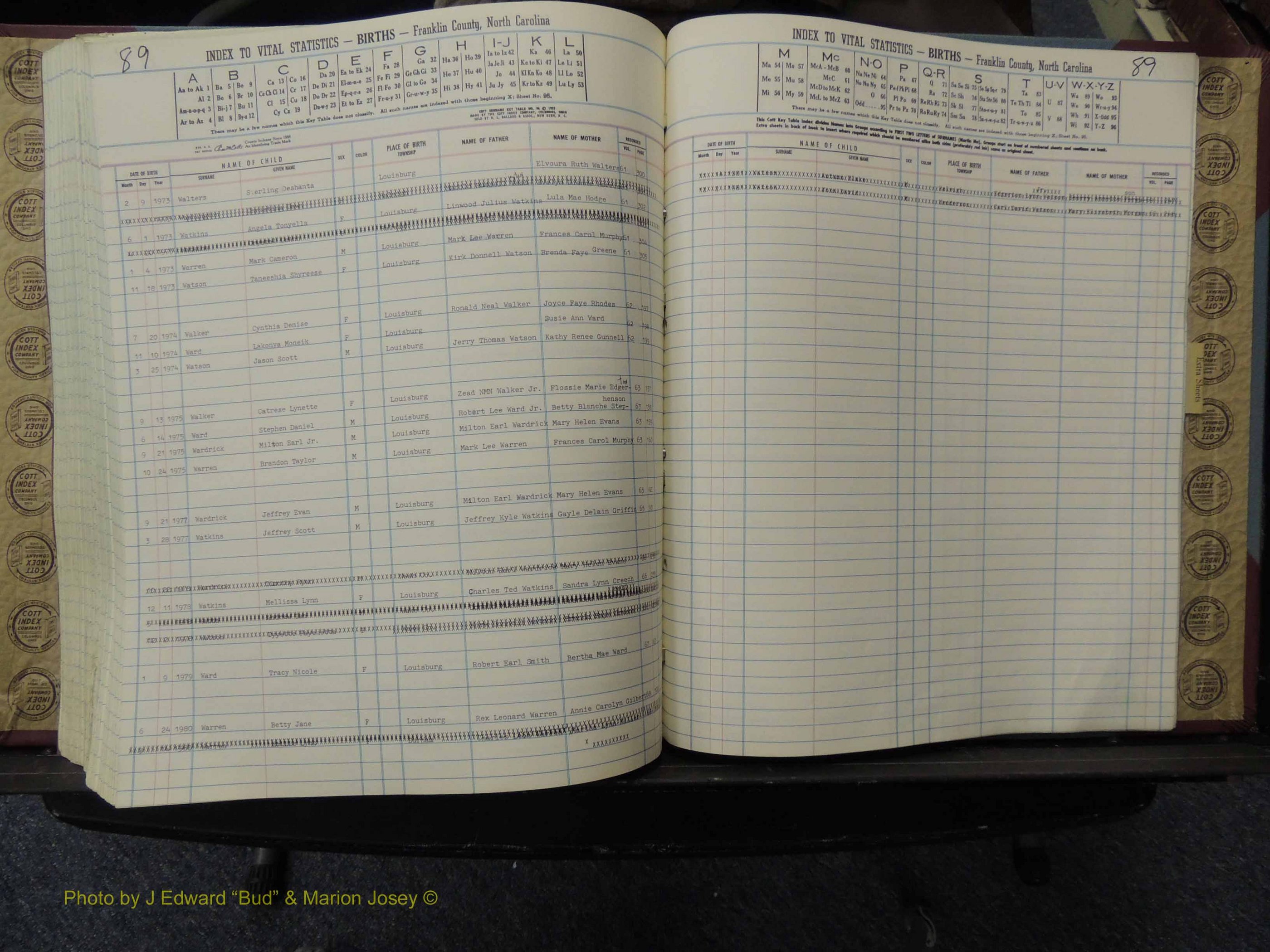 Franklin Co, NC, Births, A-Z, 1961-1981 (294).JPG
