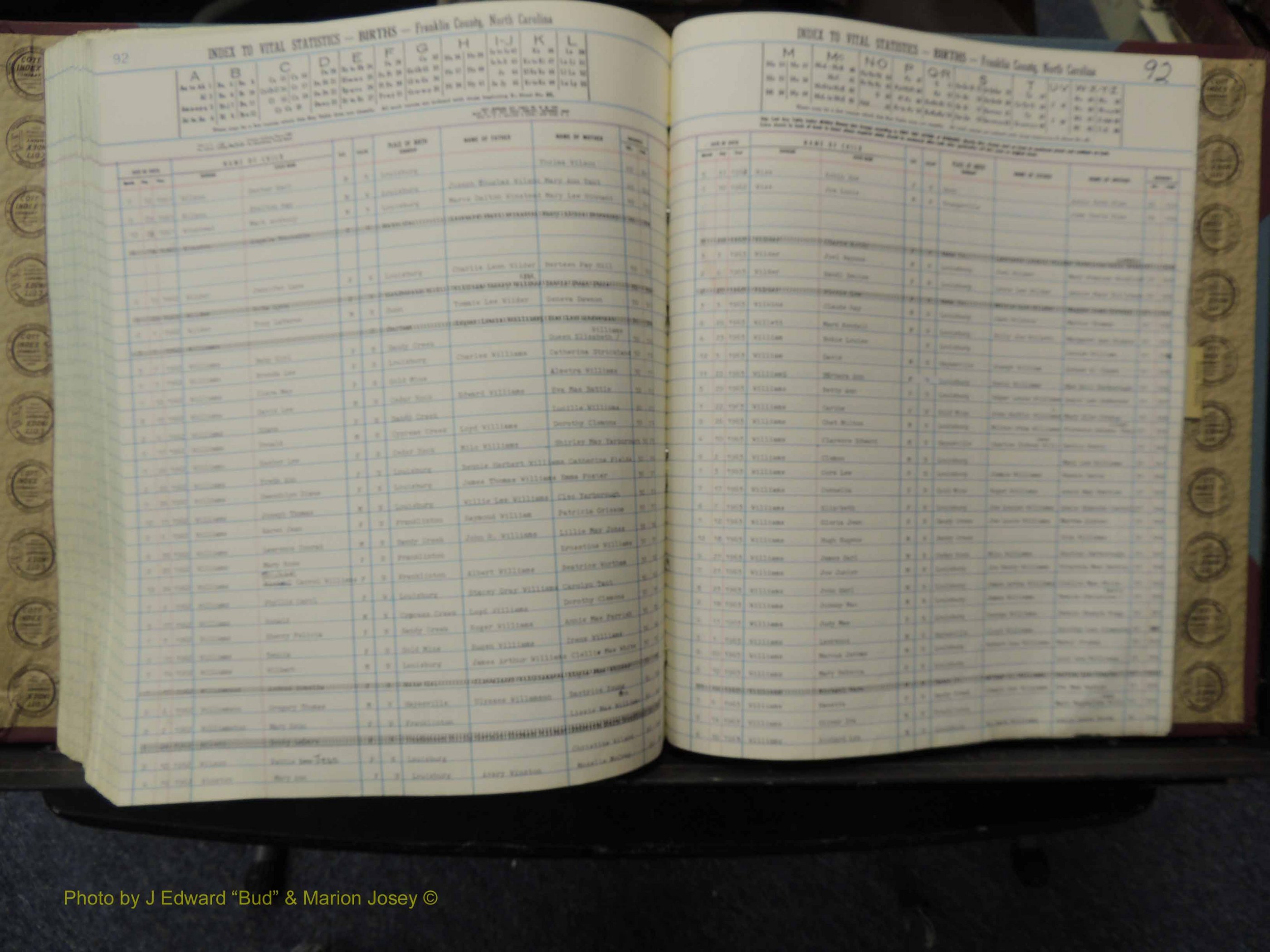 Franklin Co, NC, Births, A-Z, 1961-1981 (300).JPG