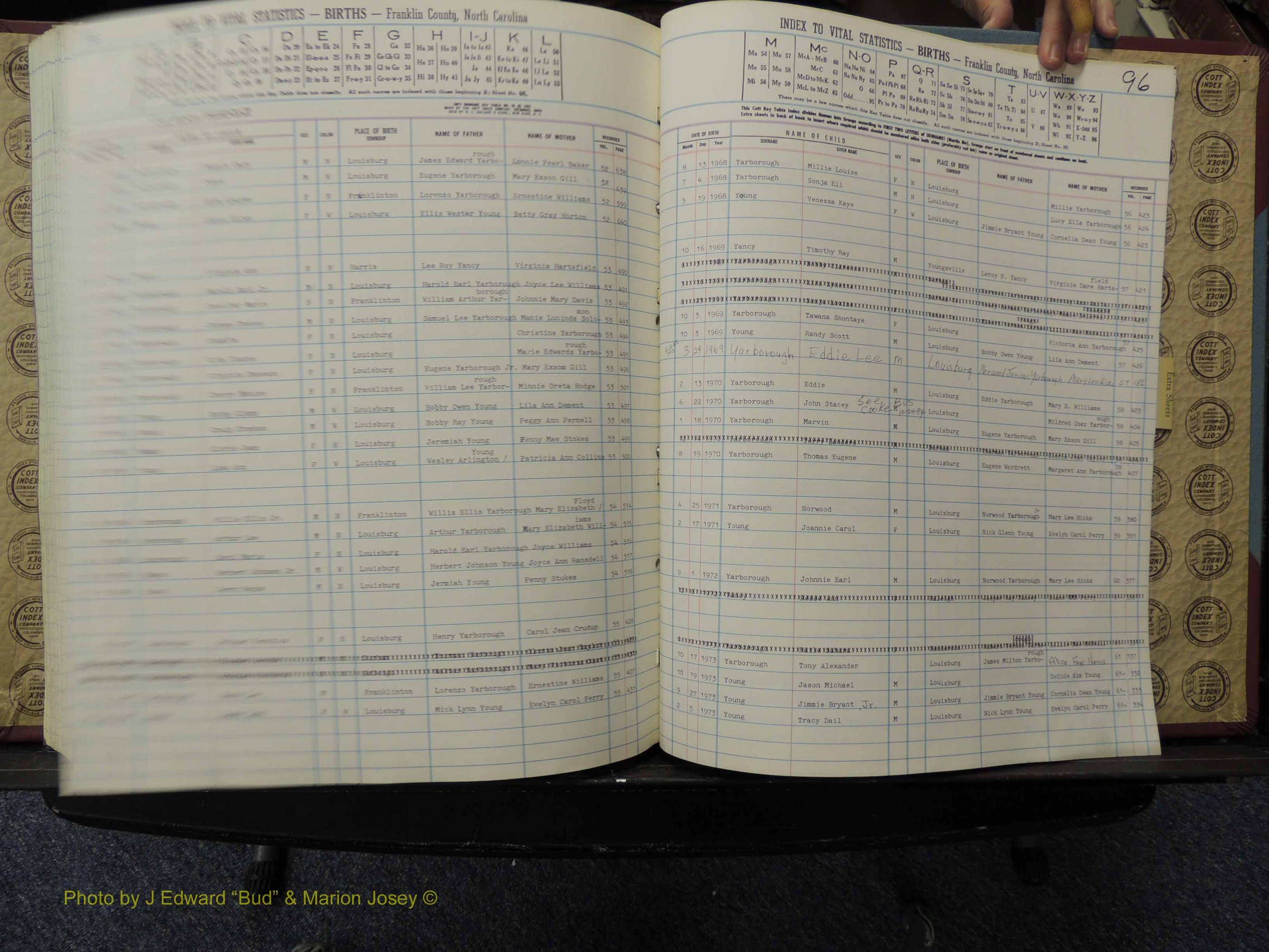 Franklin Co, NC, Births, A-Z, 1961-1981 (311).JPG