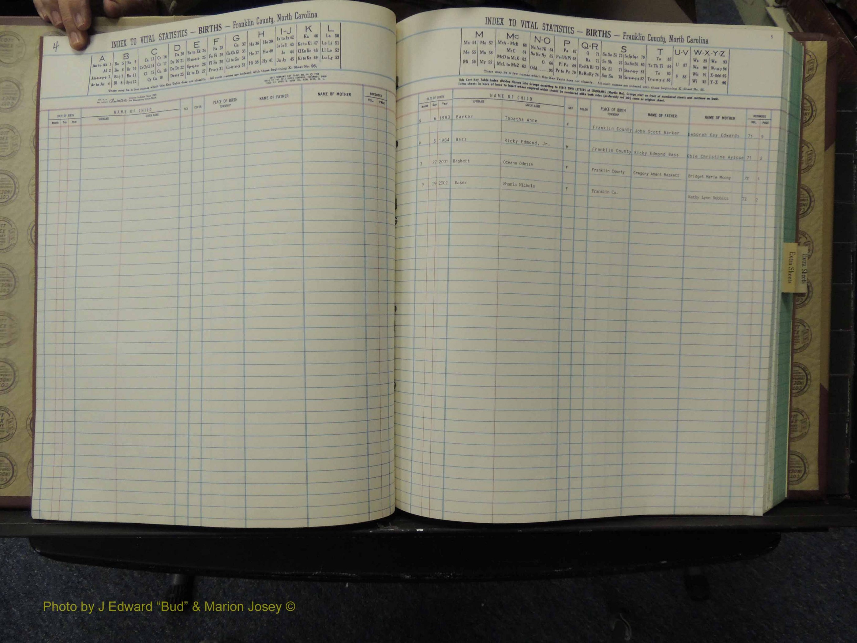 Franklin Co, NC, Births, A-Z, 1981+ (103).JPG
