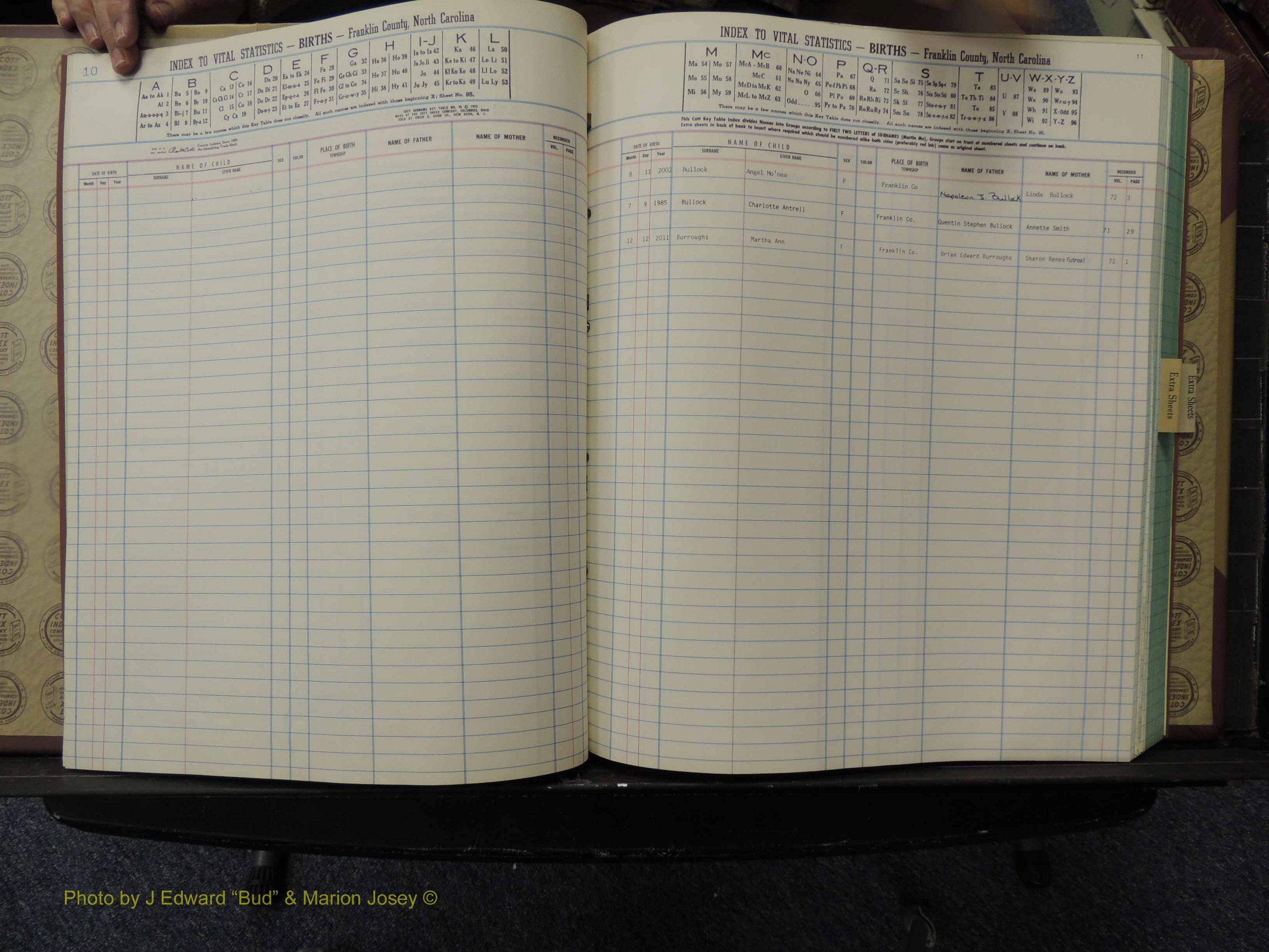Franklin Co, NC, Births, A-Z, 1981+ (107).JPG