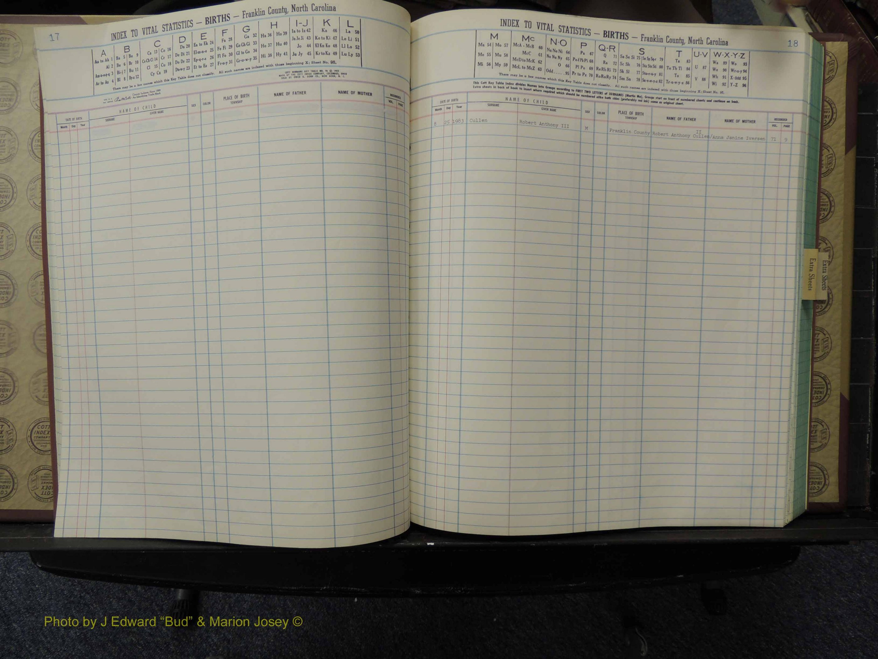 Franklin Co, NC, Births, A-Z, 1981+ (114).JPG
