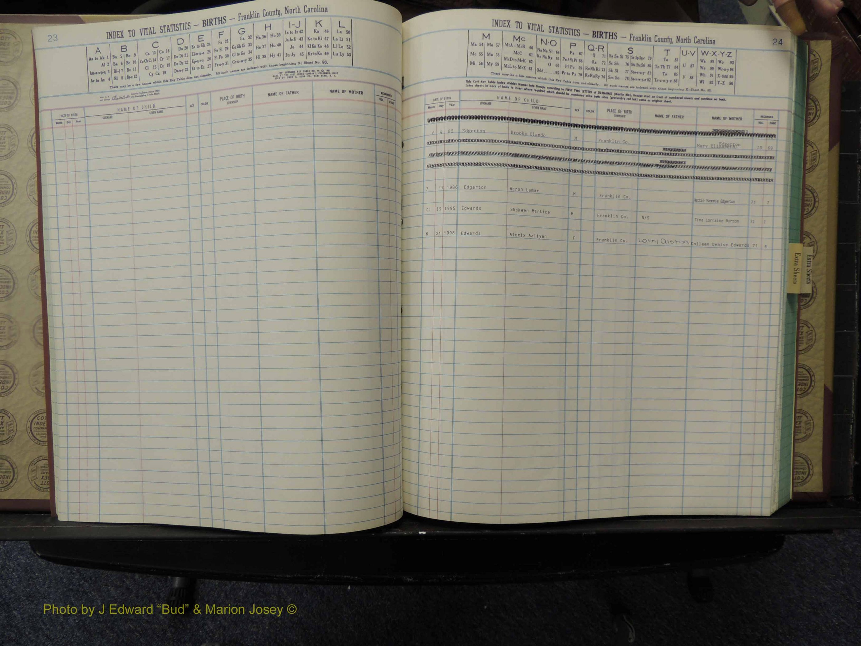 Franklin Co, NC, Births, A-Z, 1981+ (120).JPG