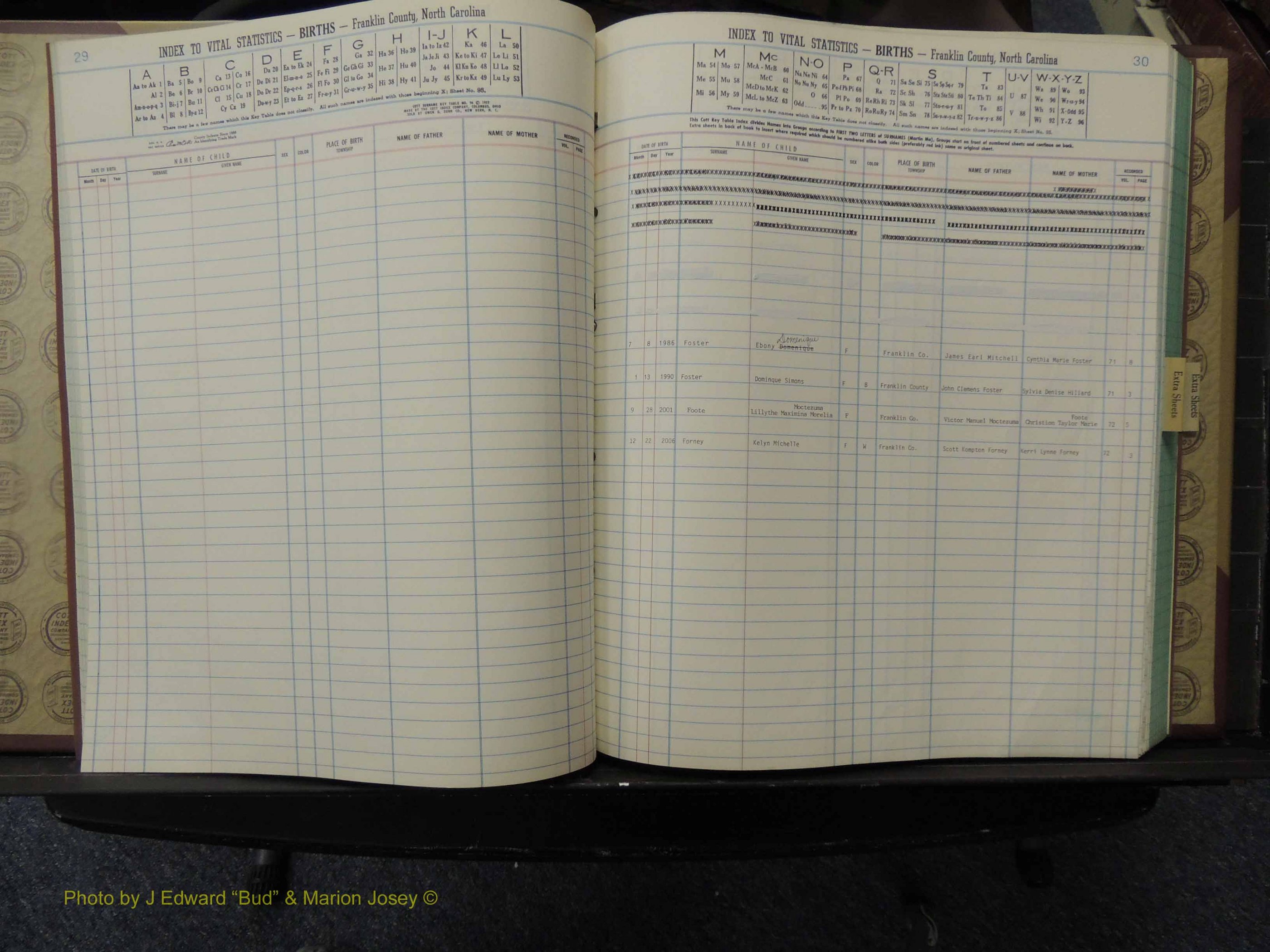Franklin Co, NC, Births, A-Z, 1981+ (125).JPG
