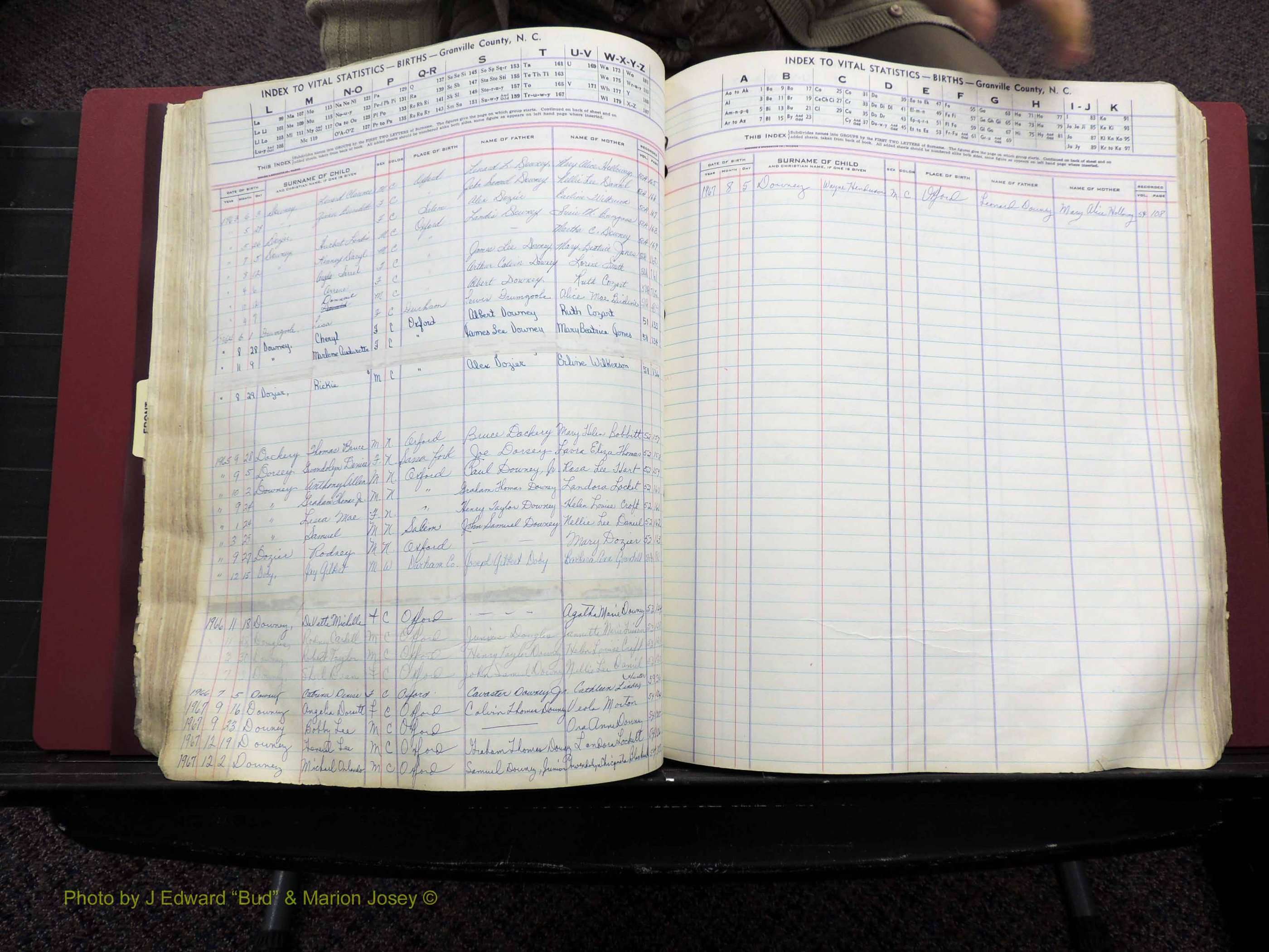 Granville Co, NC, Births, A-Z, 1941-1967 (216).JPG