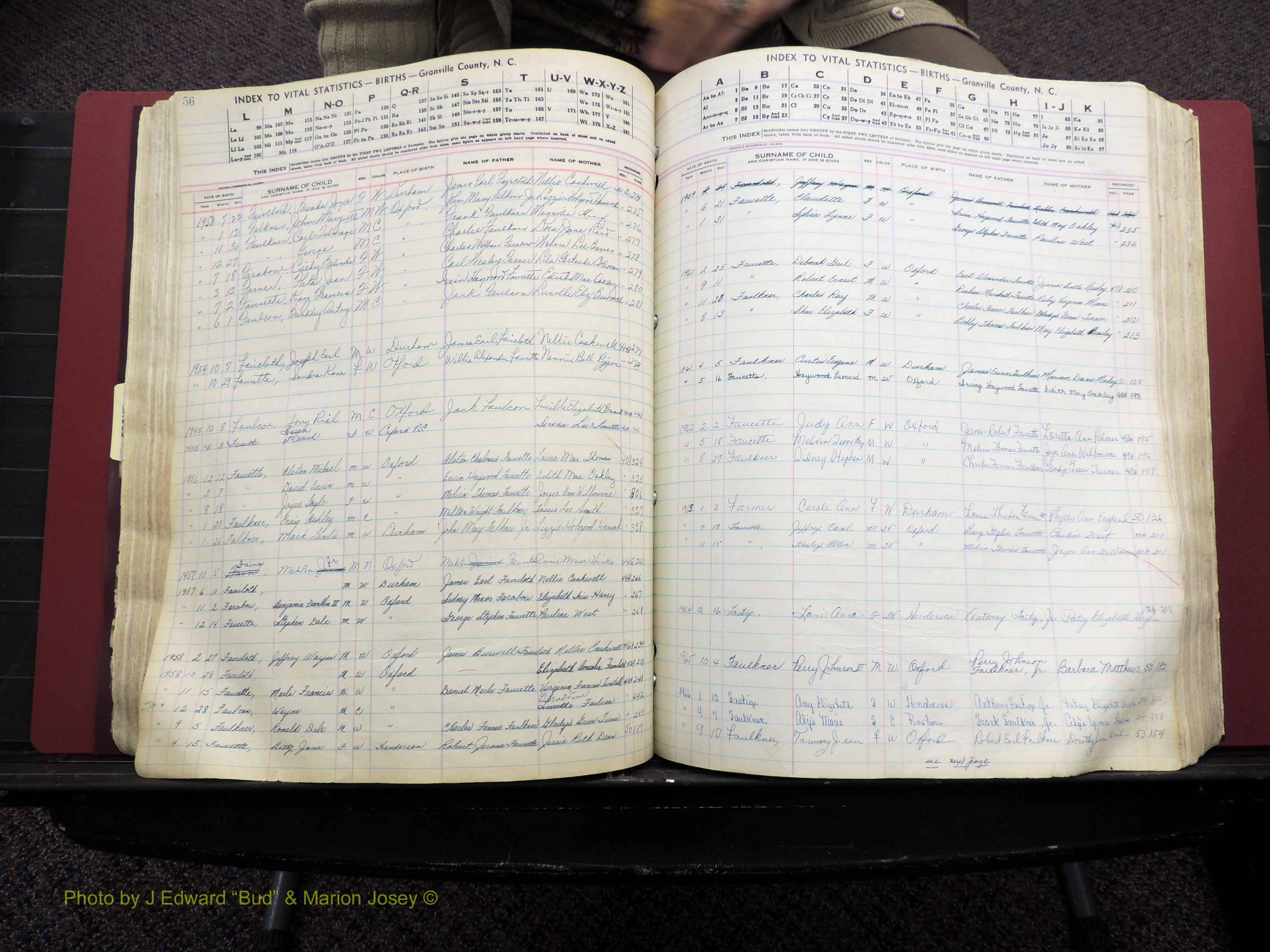 Granville Co, NC, Births, A-Z, 1941-1967 (239).JPG