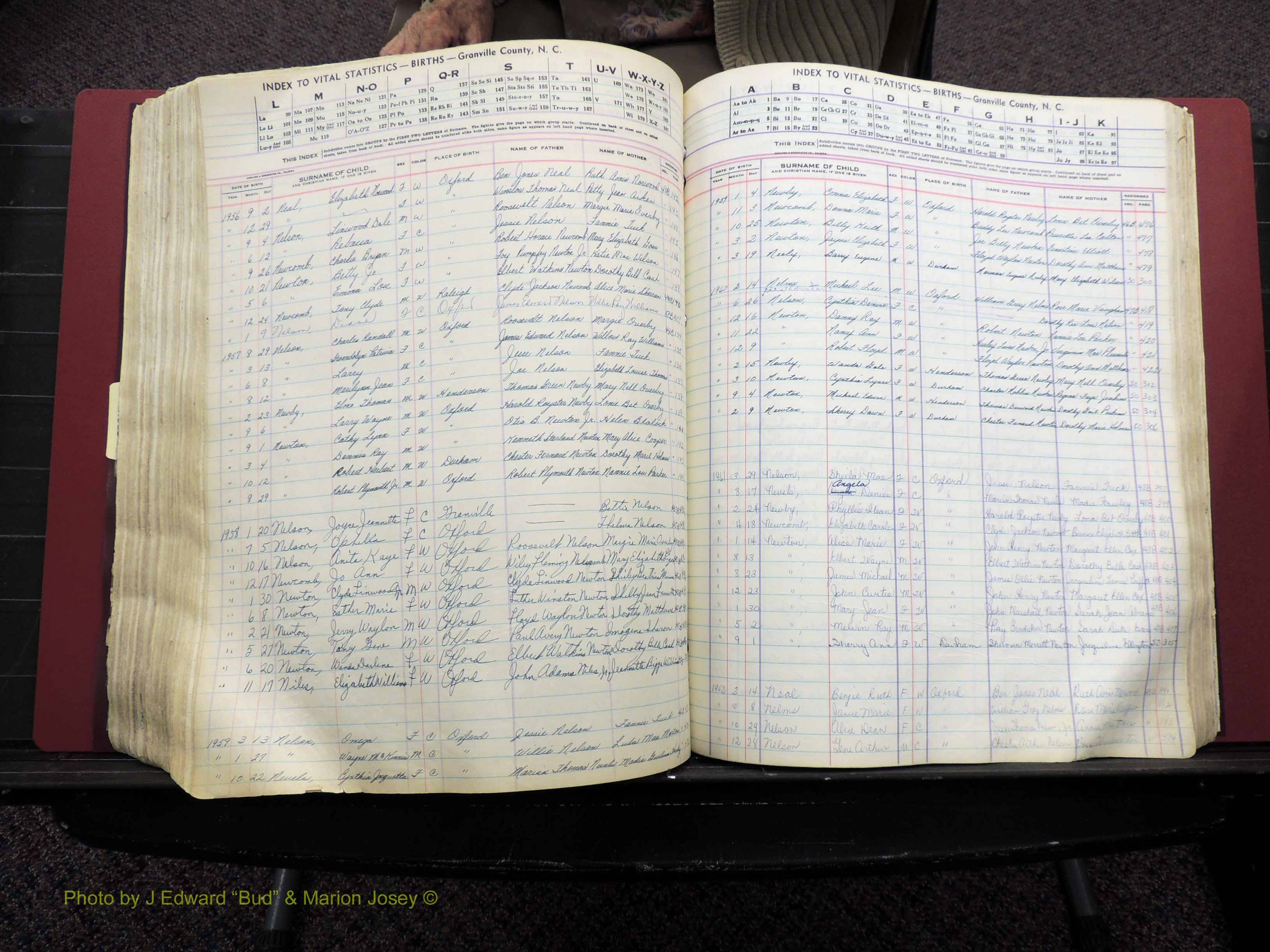 Granville Co, NC, Births, A-Z, 1941-1967 (387).JPG