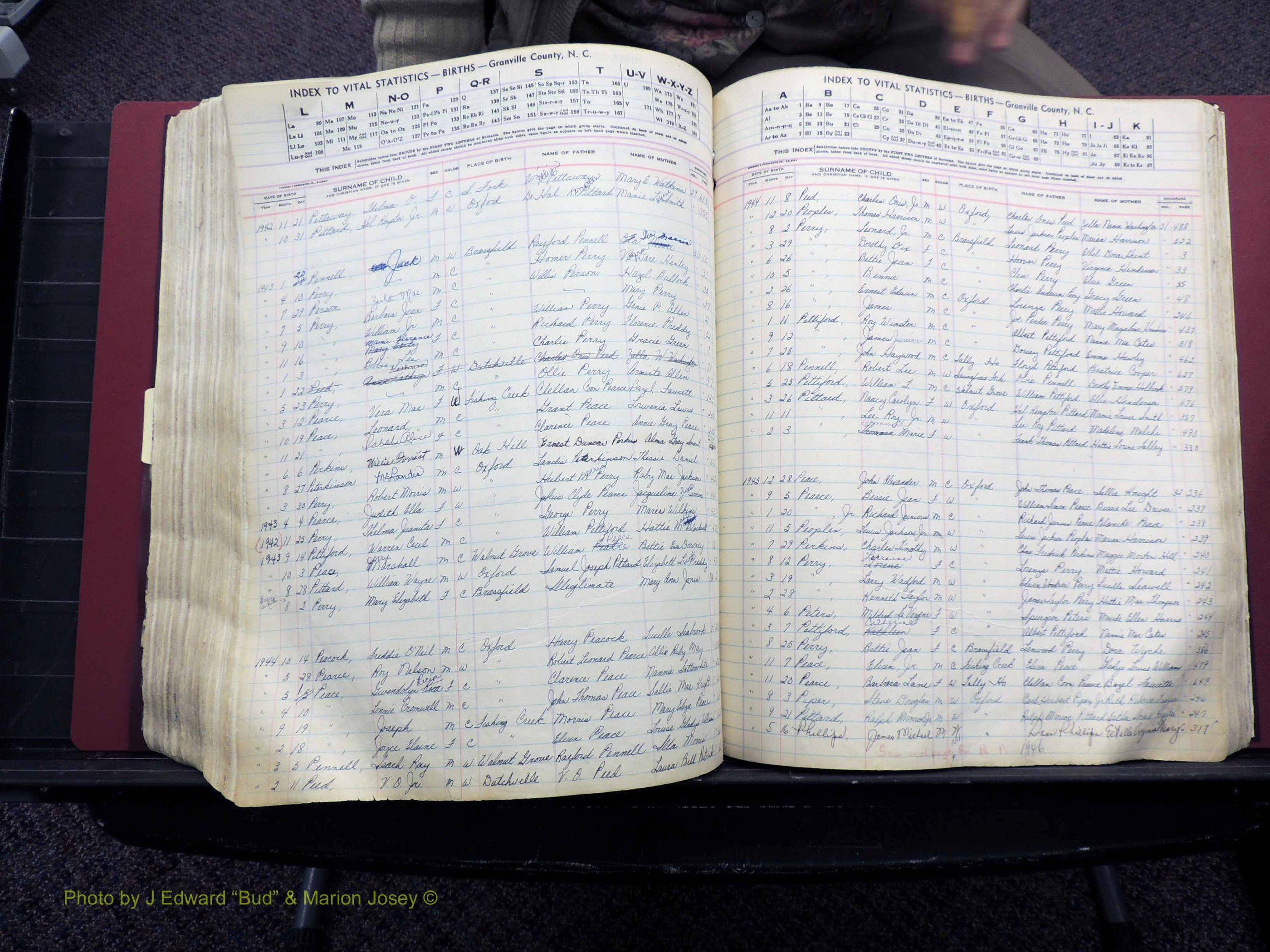 Granville Co, NC, Births, A-Z, 1941-1967 (408).JPG