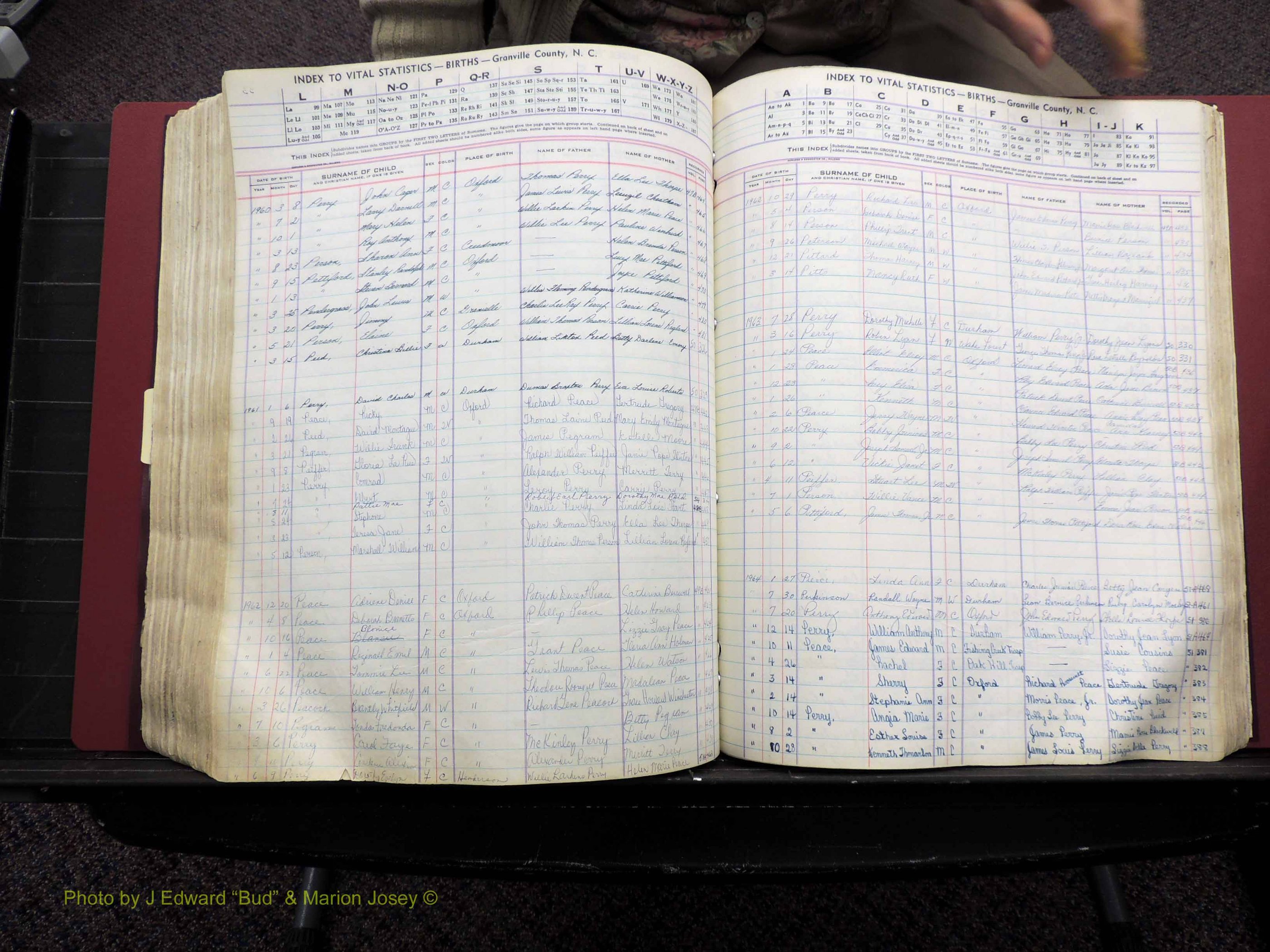 Granville Co, NC, Births, A-Z, 1941-1967 (414).JPG