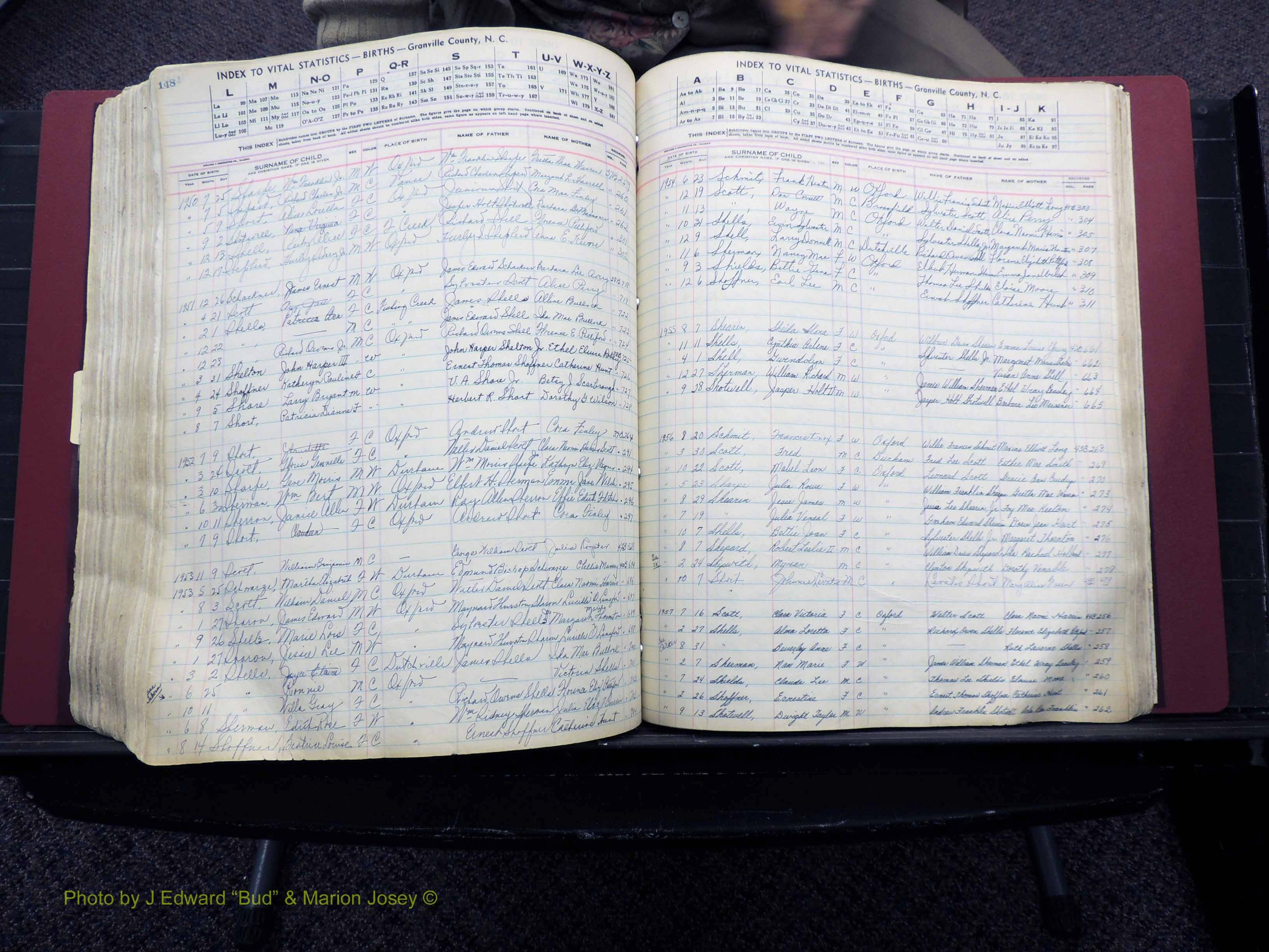 Granville Co, NC, Births, A-Z, 1941-1967 (451).JPG