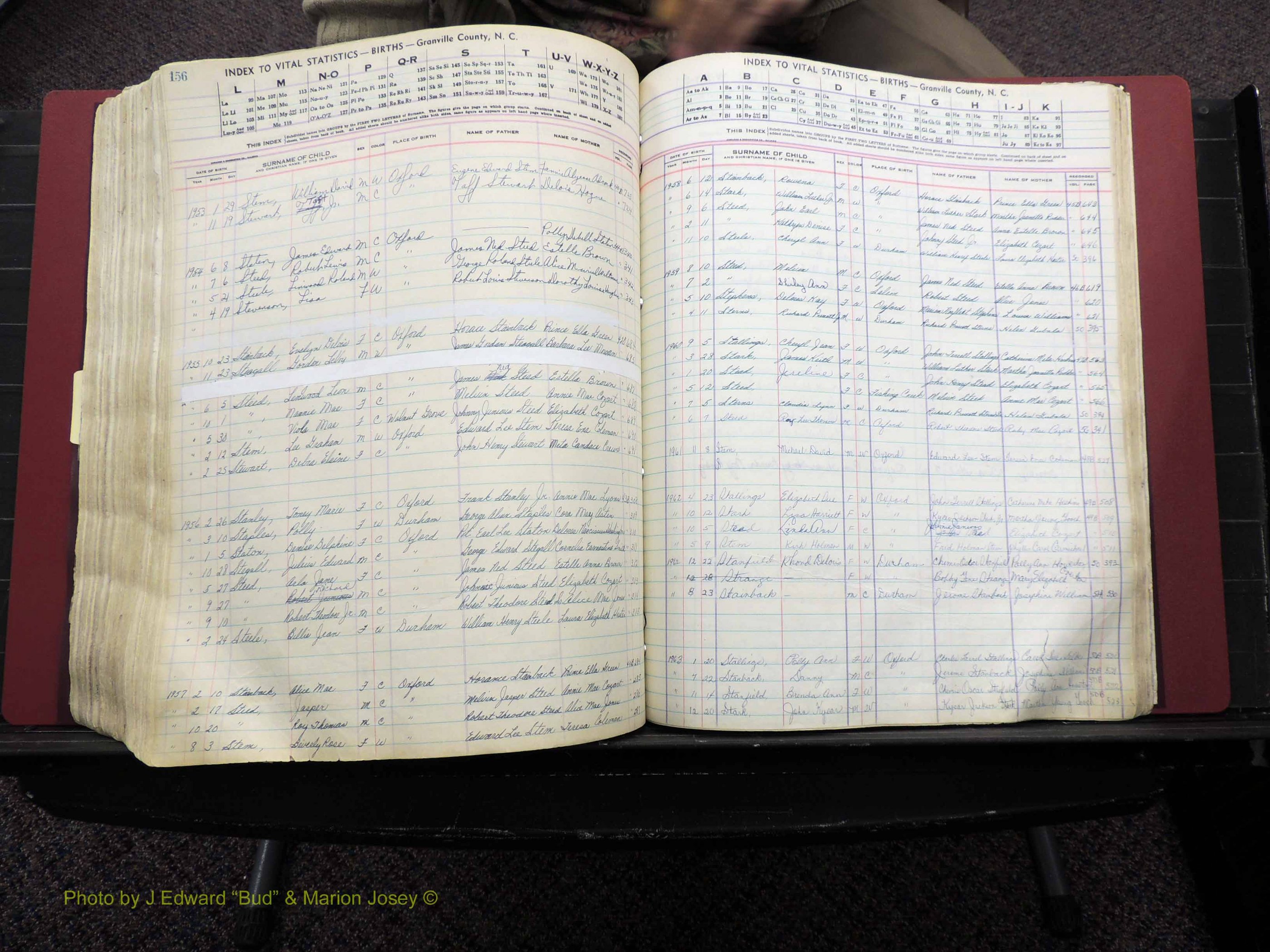 Granville Co, NC, Births, A-Z, 1941-1967 (467).JPG