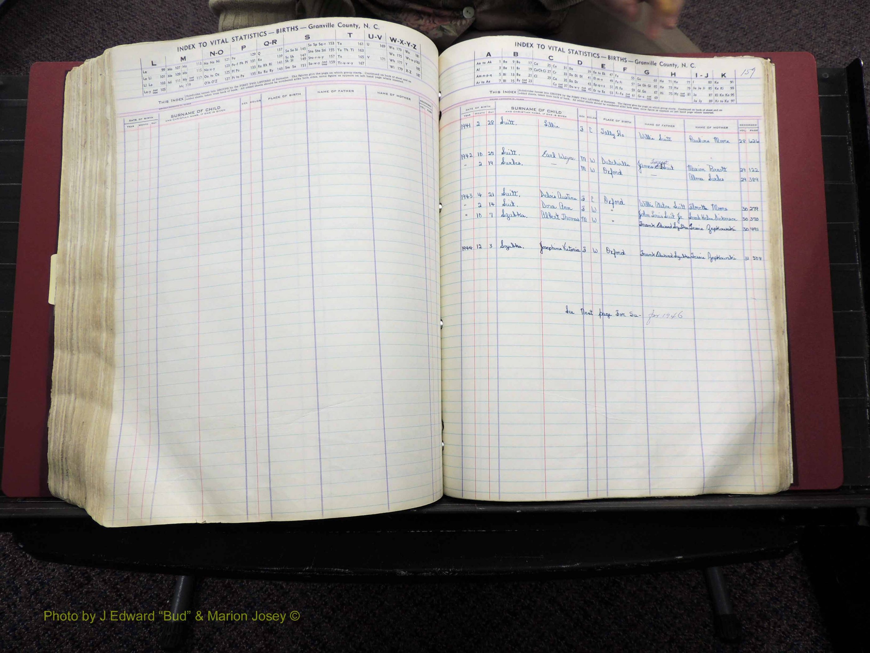 Granville Co, NC, Births, A-Z, 1941-1967 (472).JPG