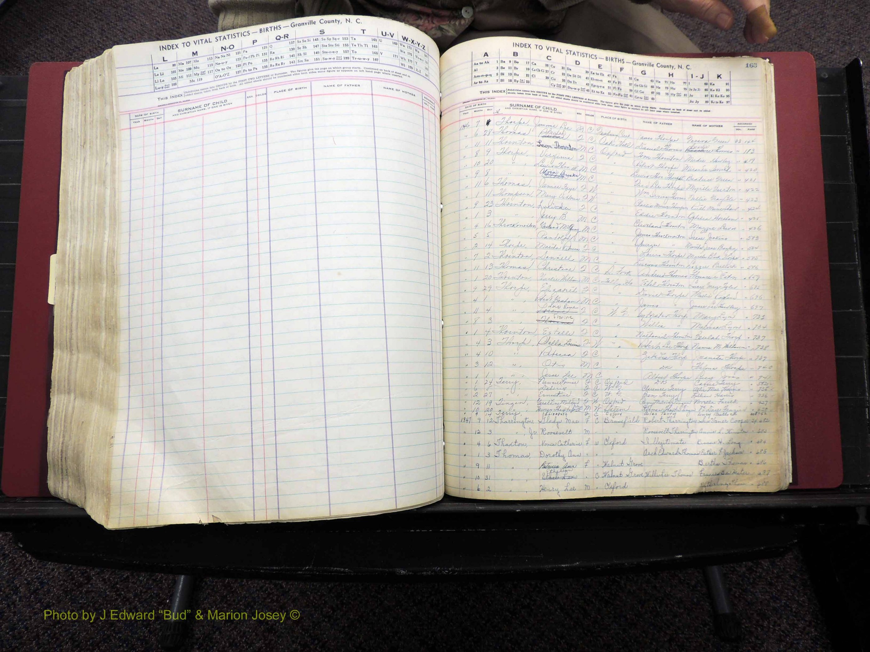 Granville Co, NC, Births, A-Z, 1941-1967 (483).JPG