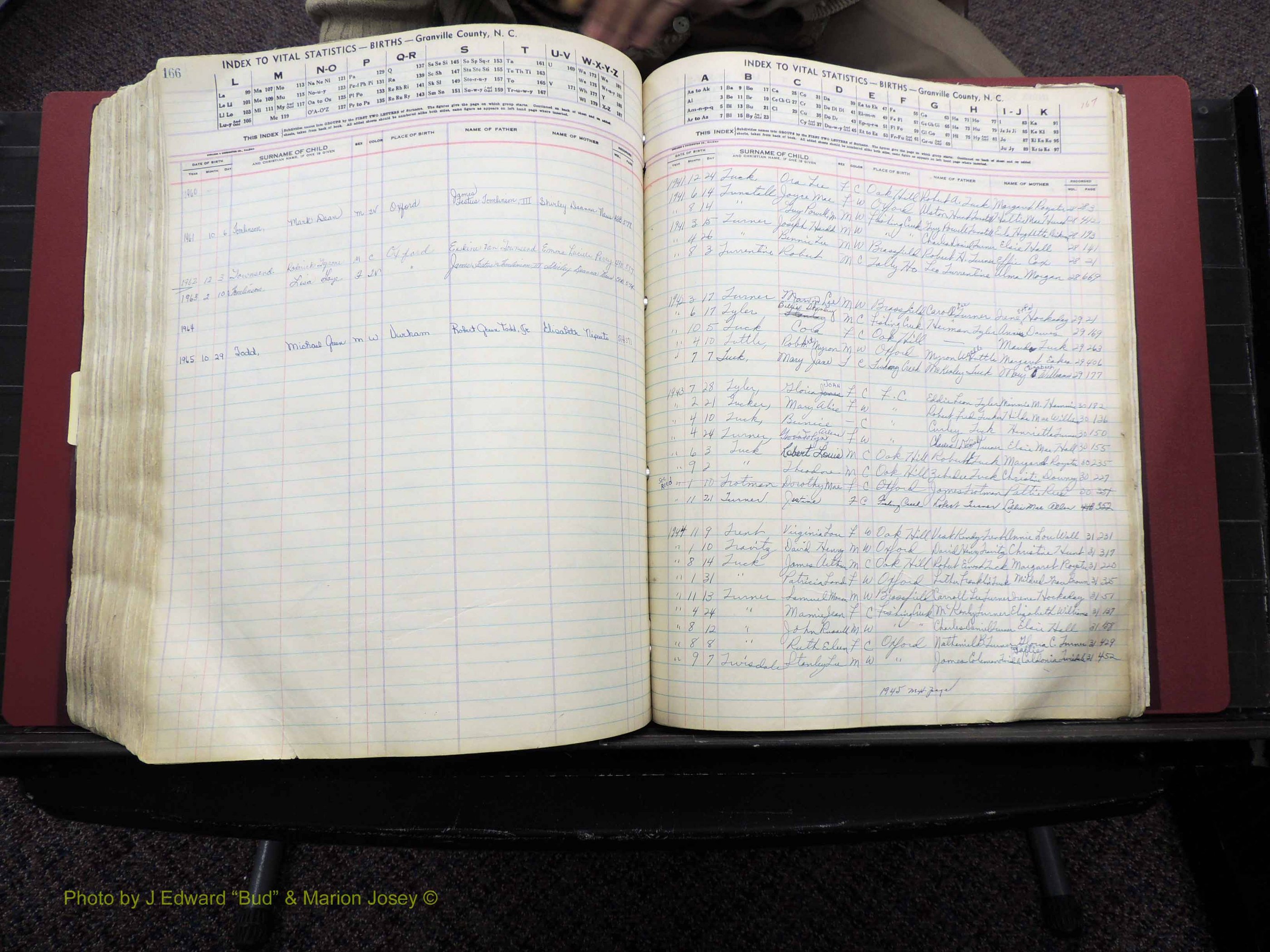 Granville Co, NC, Births, A-Z, 1941-1967 (496).JPG