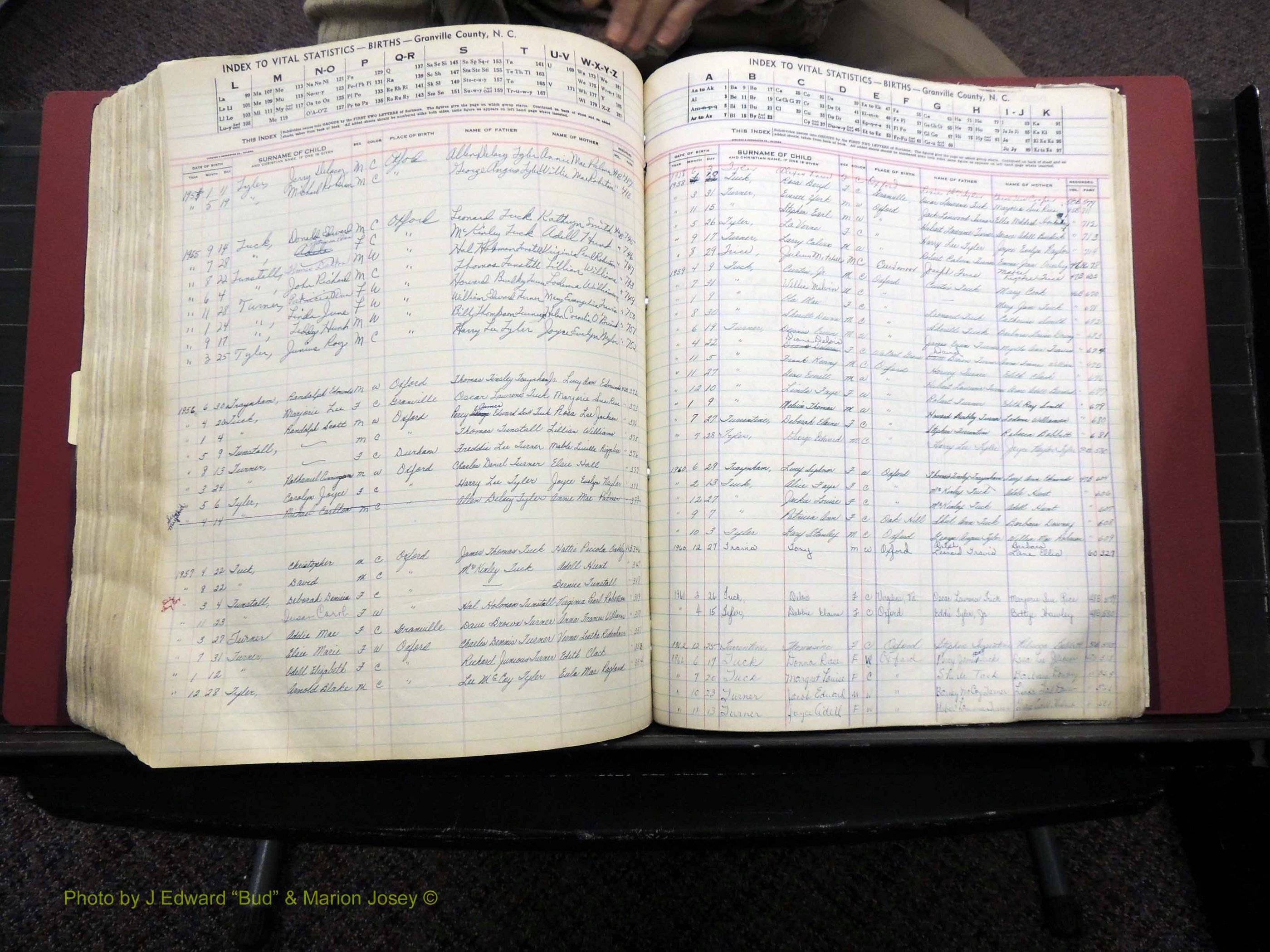 Granville Co, NC, Births, A-Z, 1941-1967 (499).JPG