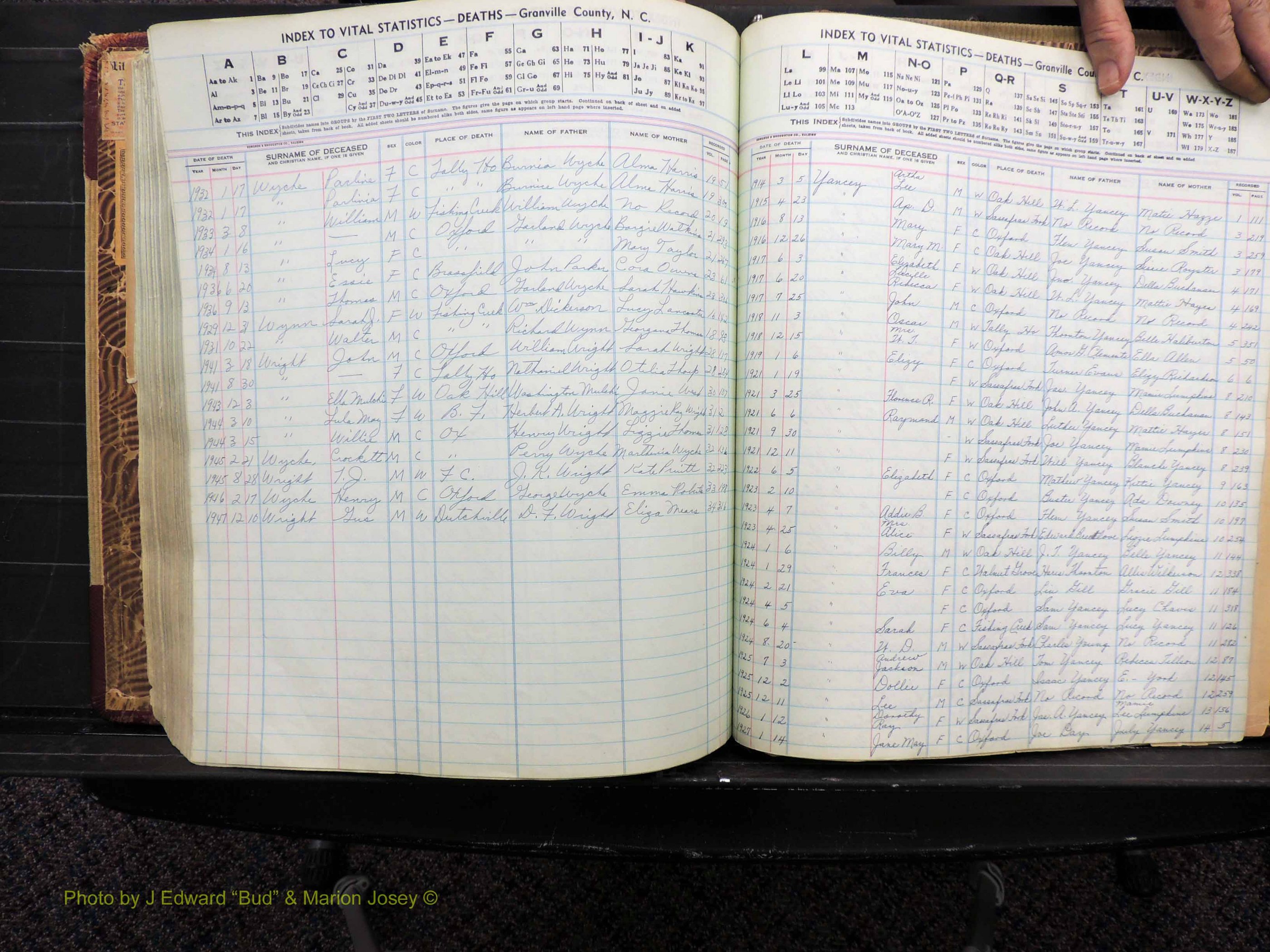 Granville Co, NC, Deaths, 1913-1947 (346).JPG