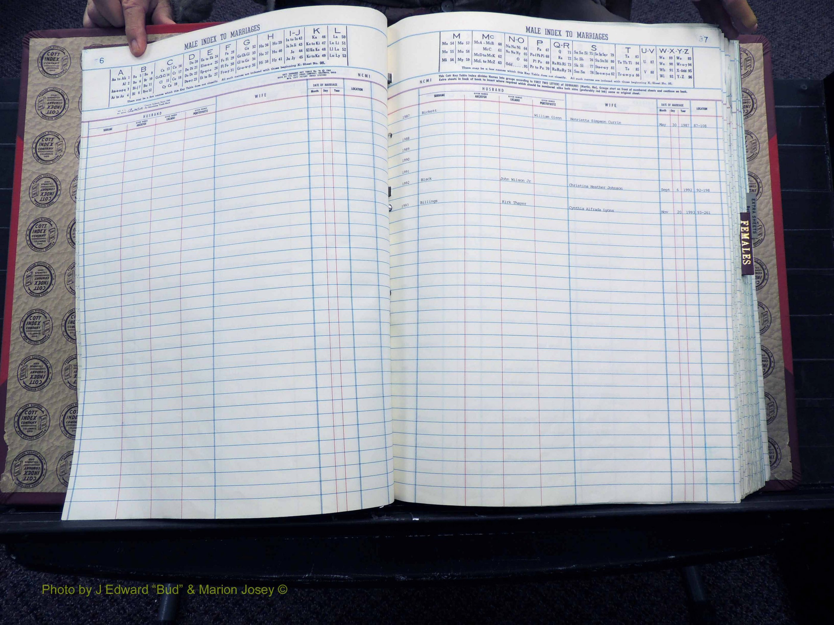 Granville Co, NC, Marriages, 1987-1994 (107).JPG