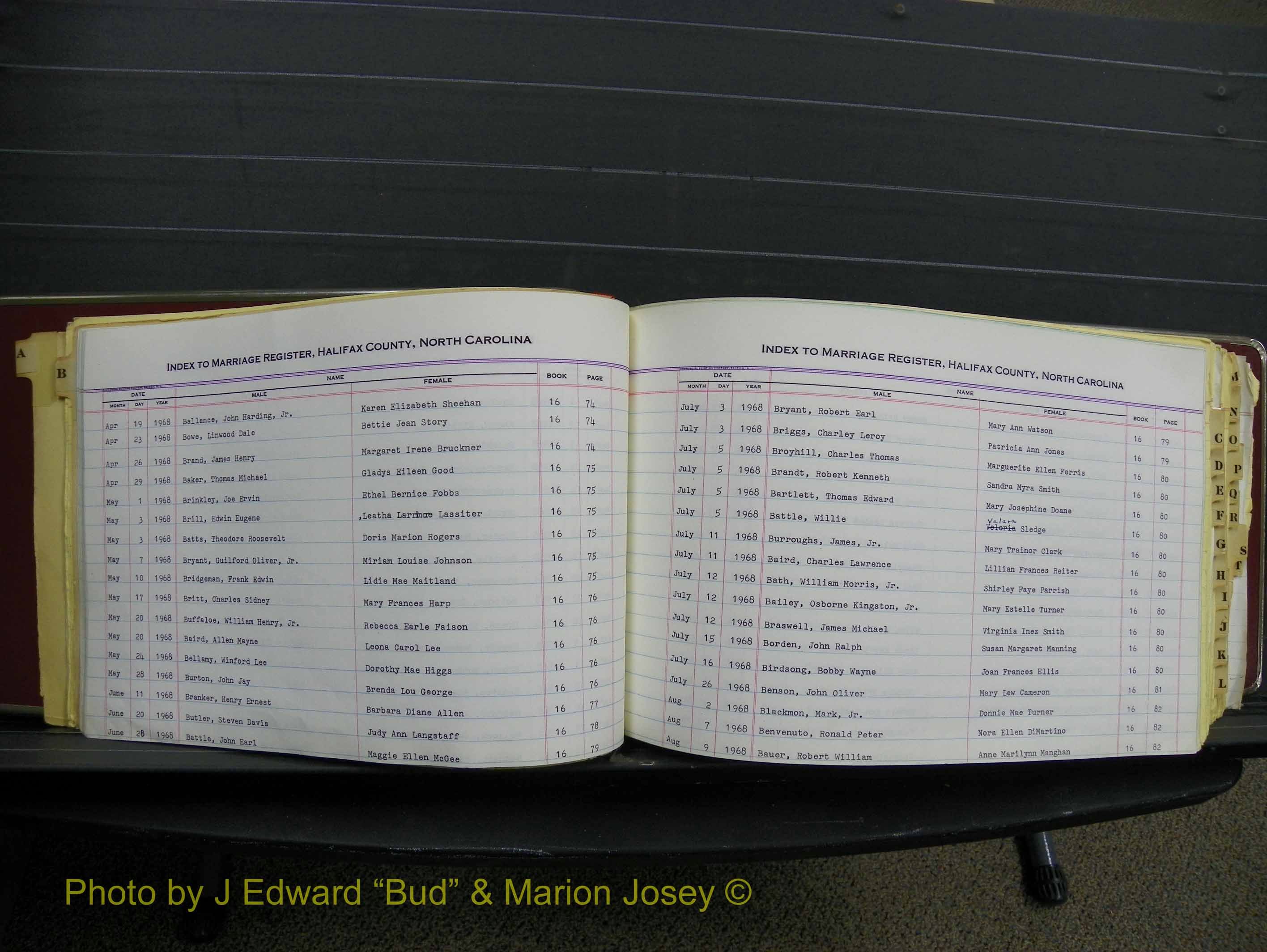 Halifax Marriage Index, 1963-1979 Index B17.JPG