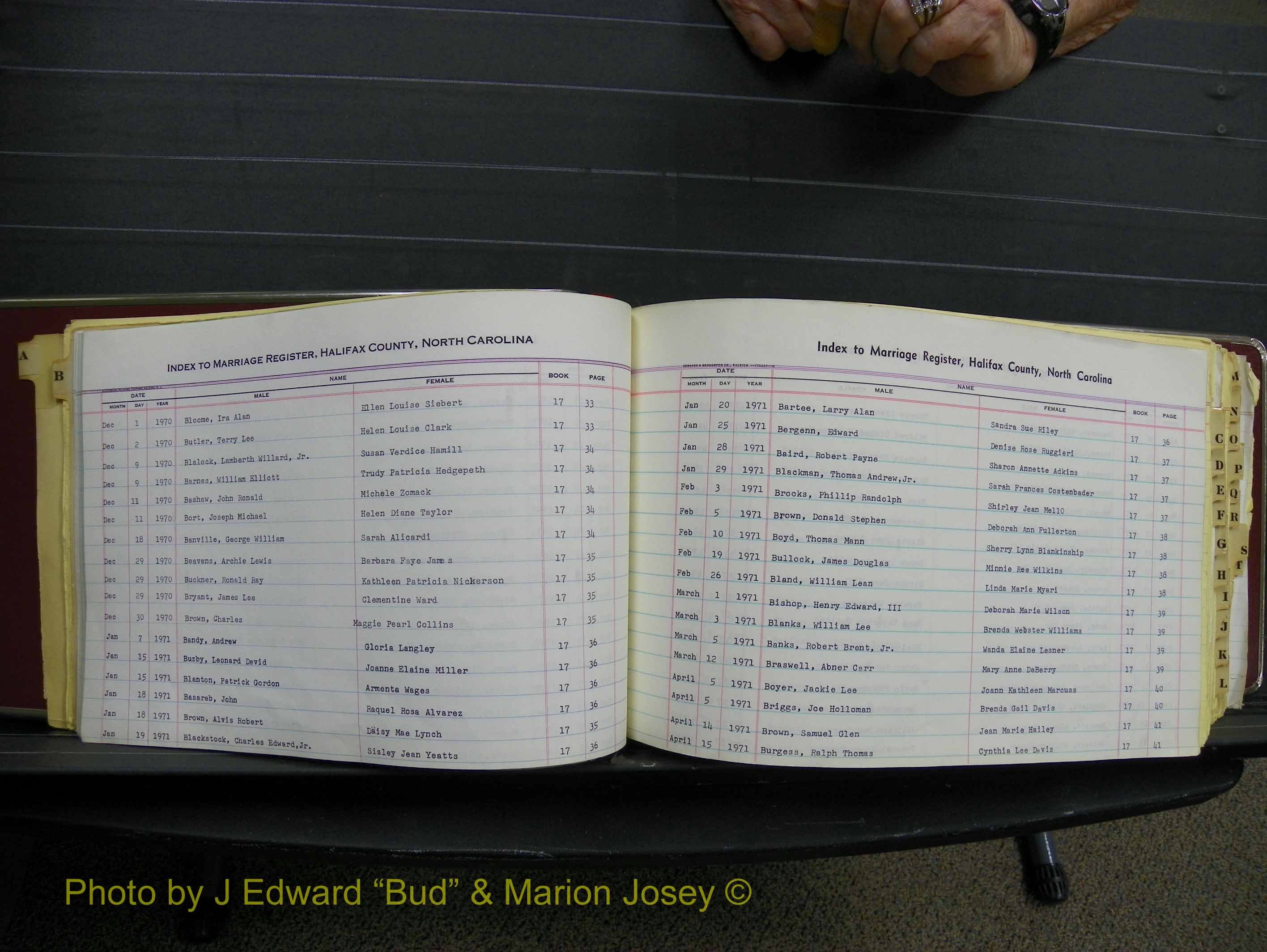 Halifax Marriage Index, 1963-1979 Index B24.JPG