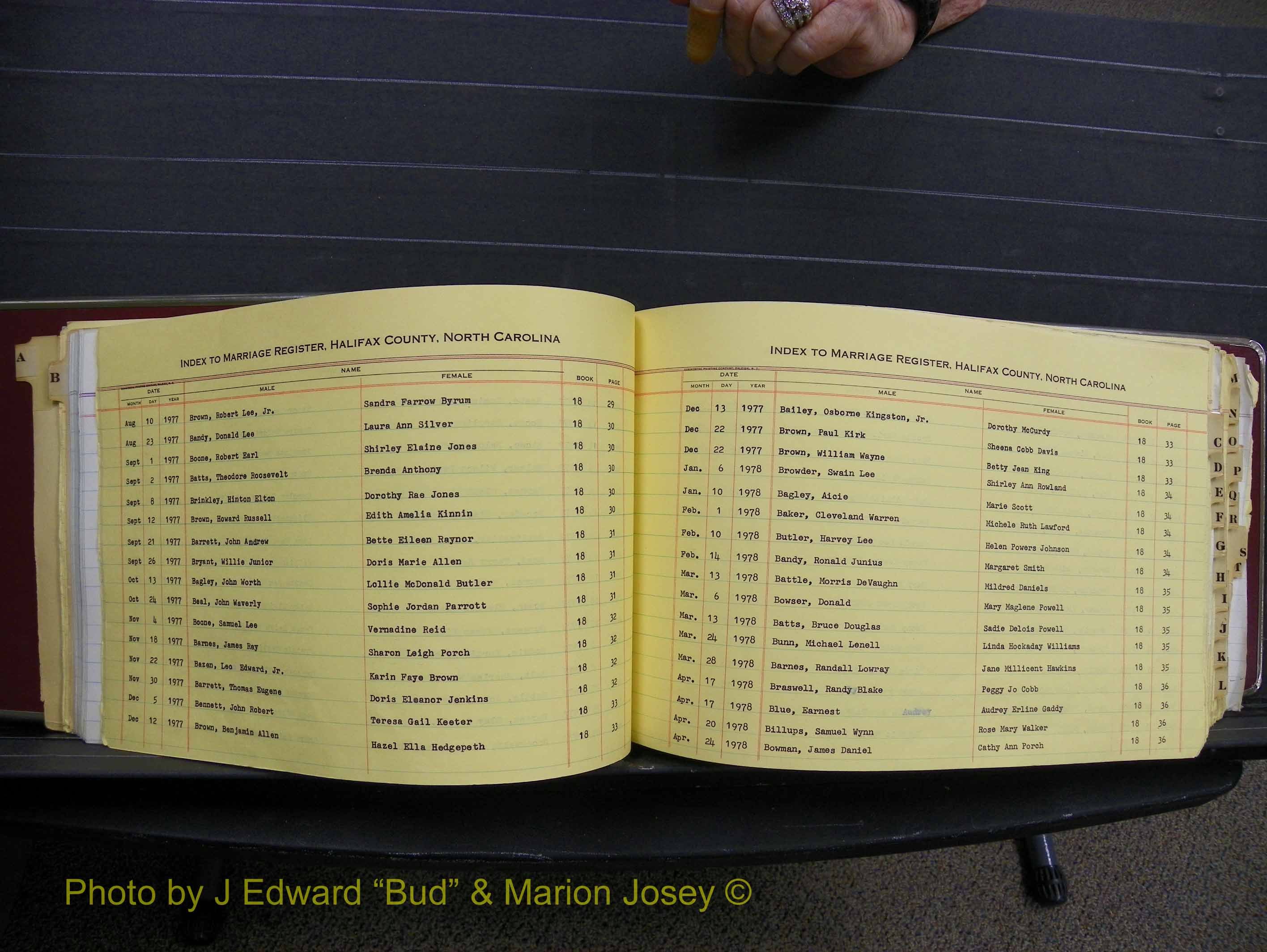 Halifax Marriage Index, 1963-1979 Index B37.JPG