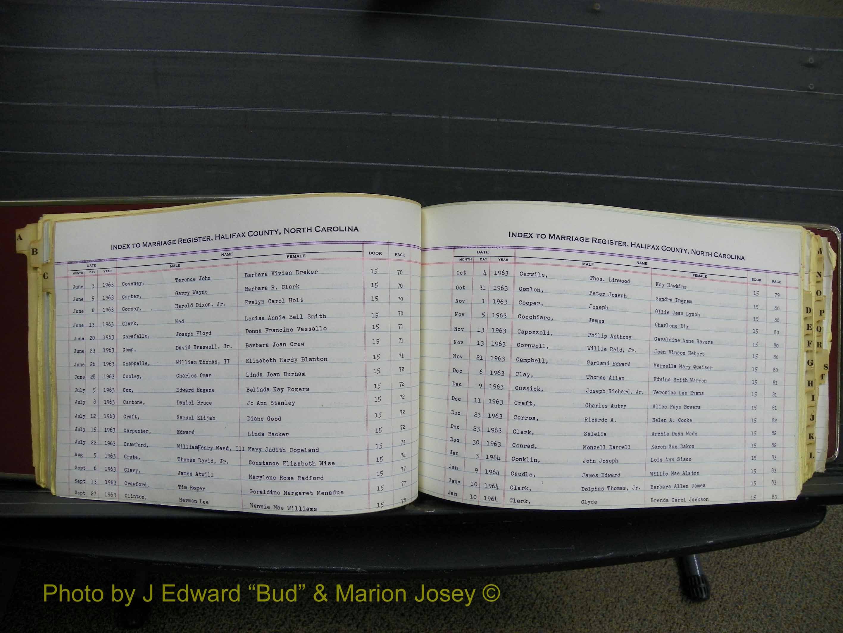 Halifax Marriage Index, 1963-1979 Index C02.JPG