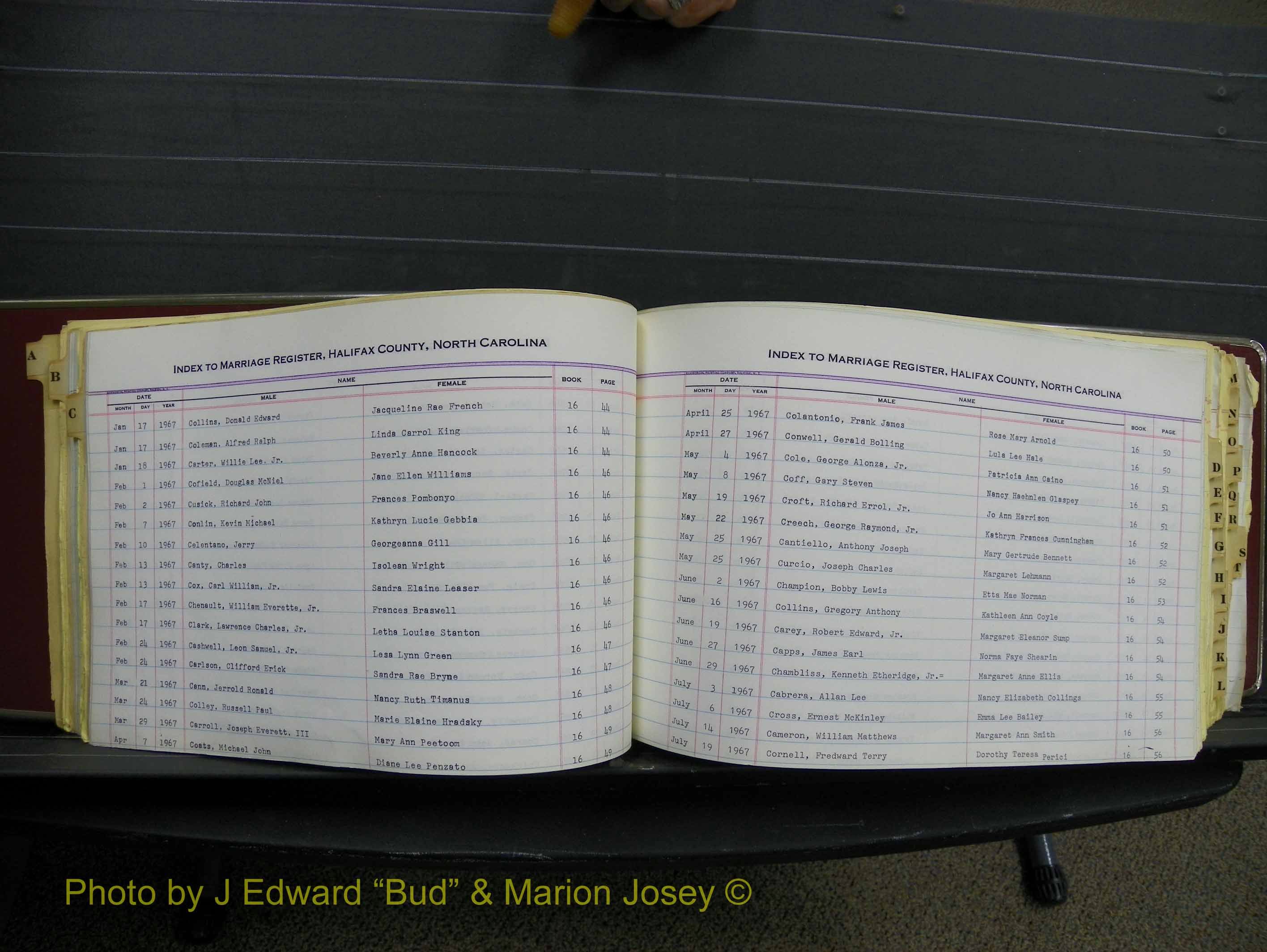 Halifax Marriage Index, 1963-1979 Index C09.JPG