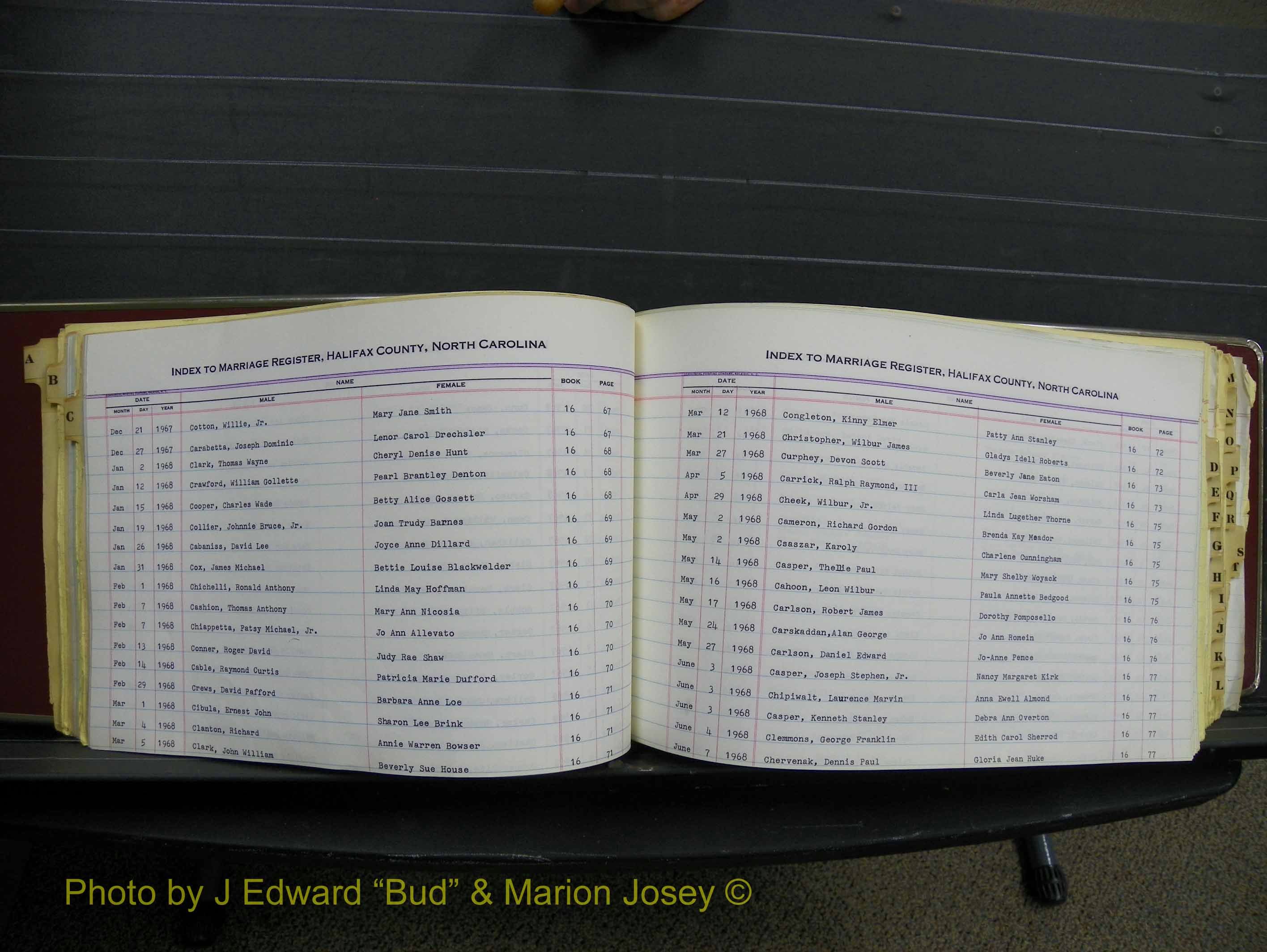 Halifax Marriage Index, 1963-1979 Index C11.JPG