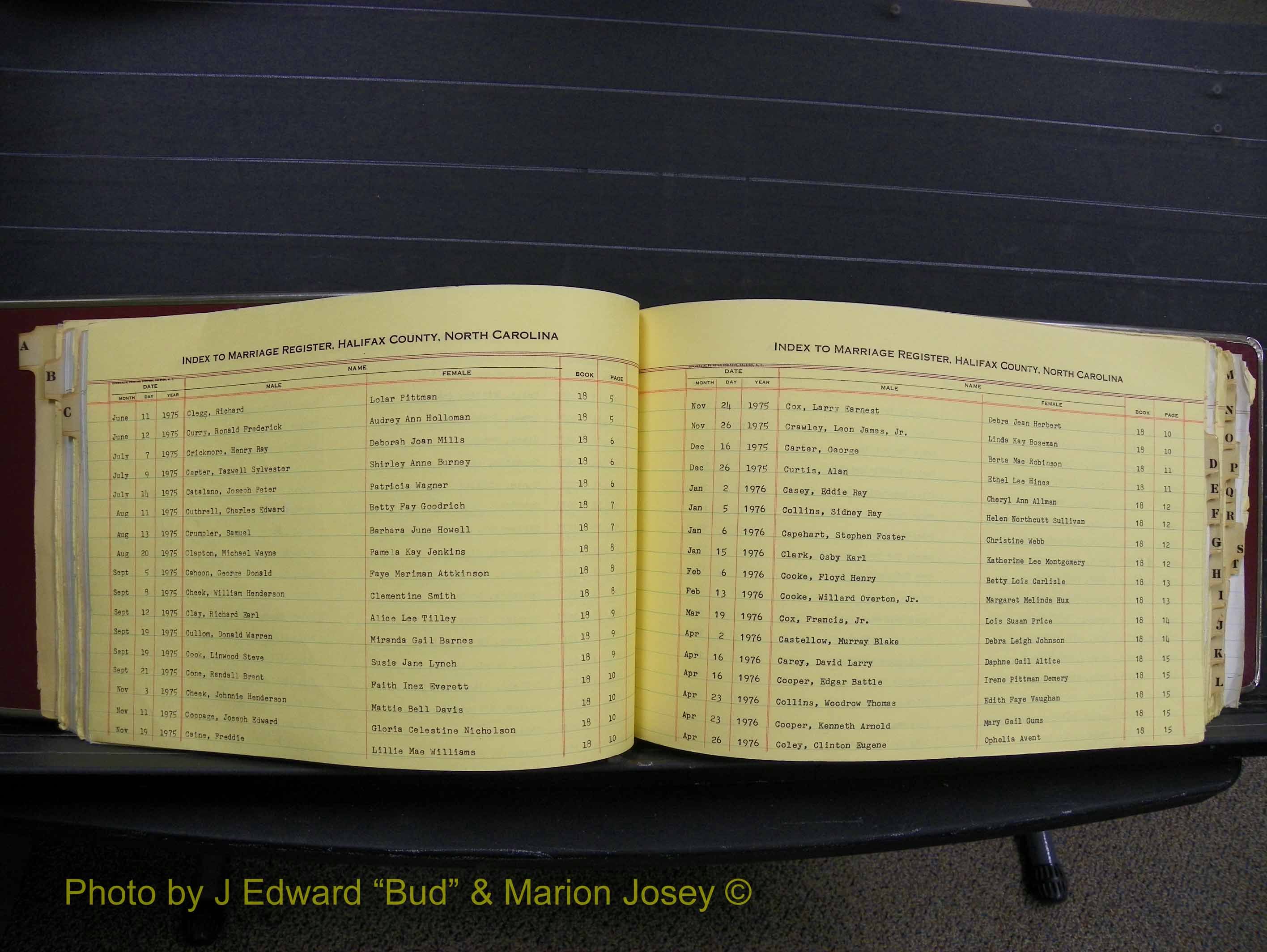Halifax Marriage Index, 1963-1979 Index C24.JPG