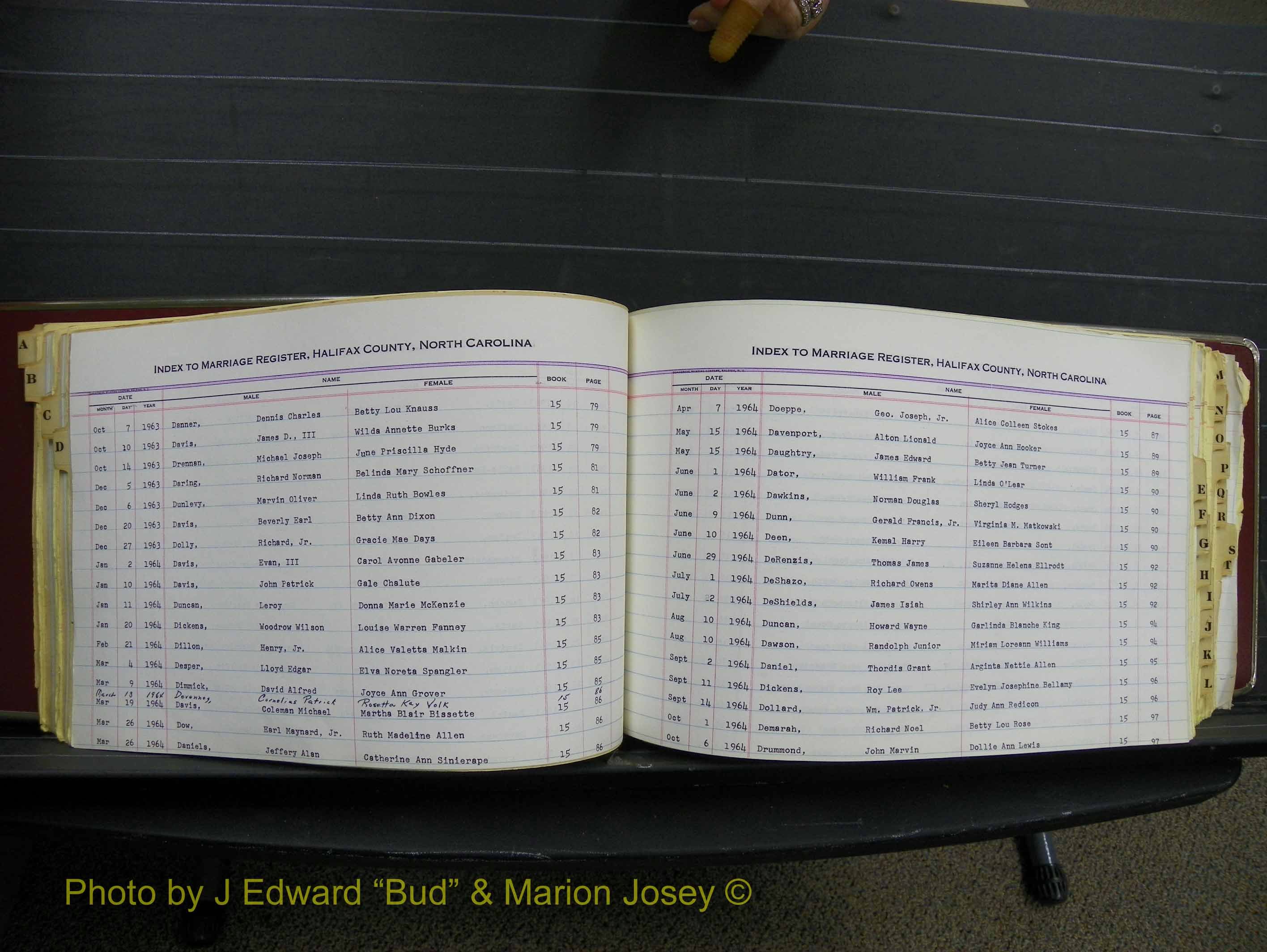 Halifax Marriage Index, 1963-1979 Index D02.JPG